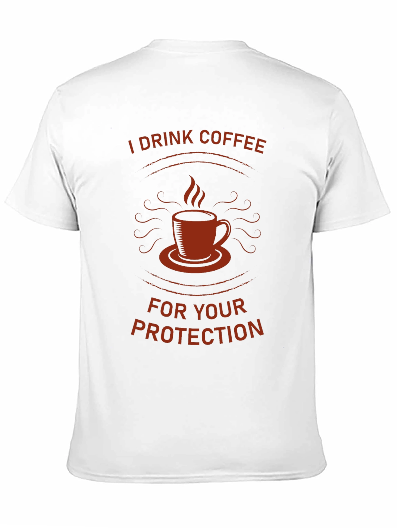 Black I Drink Coffee For Your Protection T-Shirt view 11