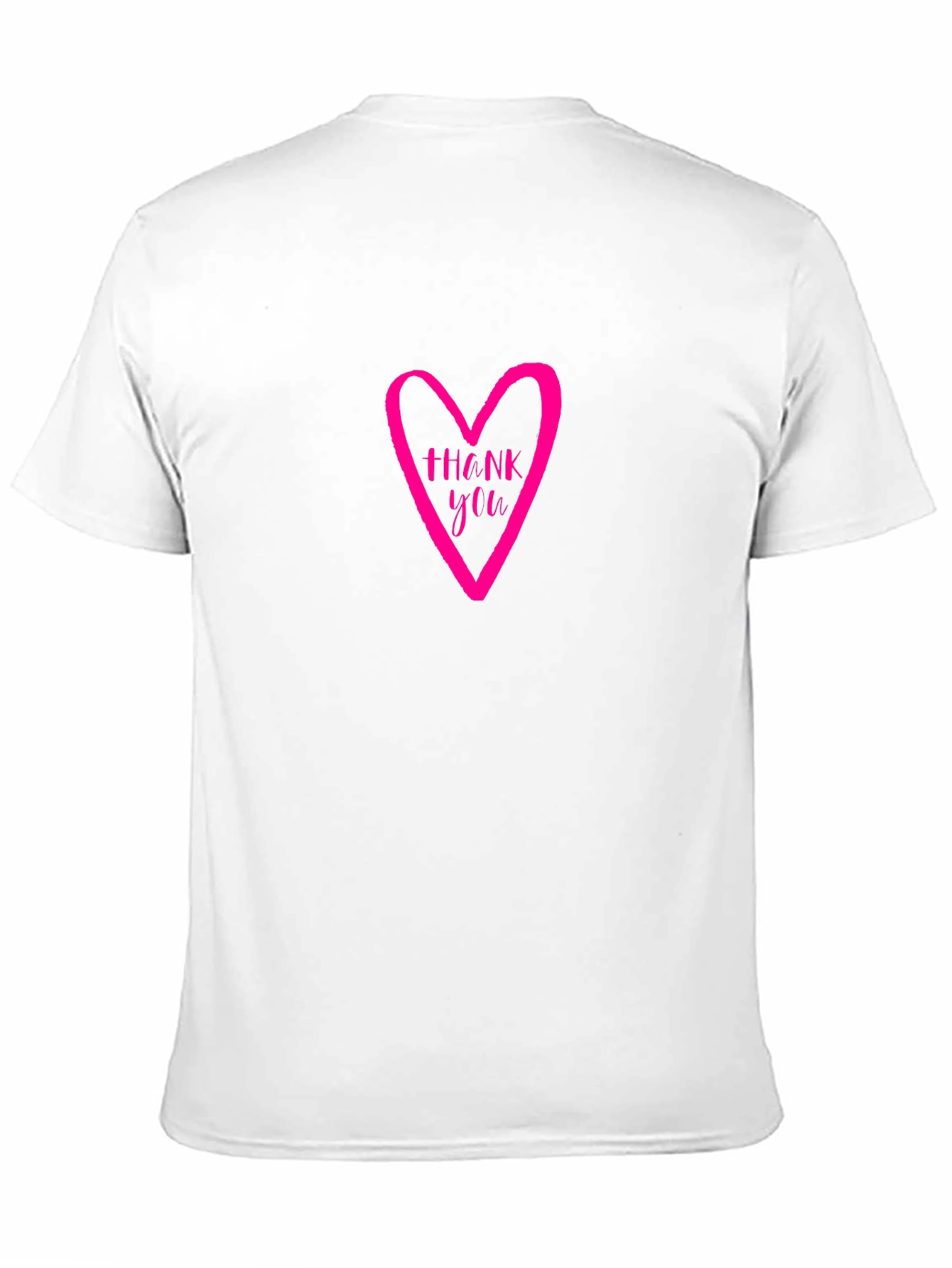 Black Thank You Heart Graphic Tee - Trendy Casual Shirt view 11