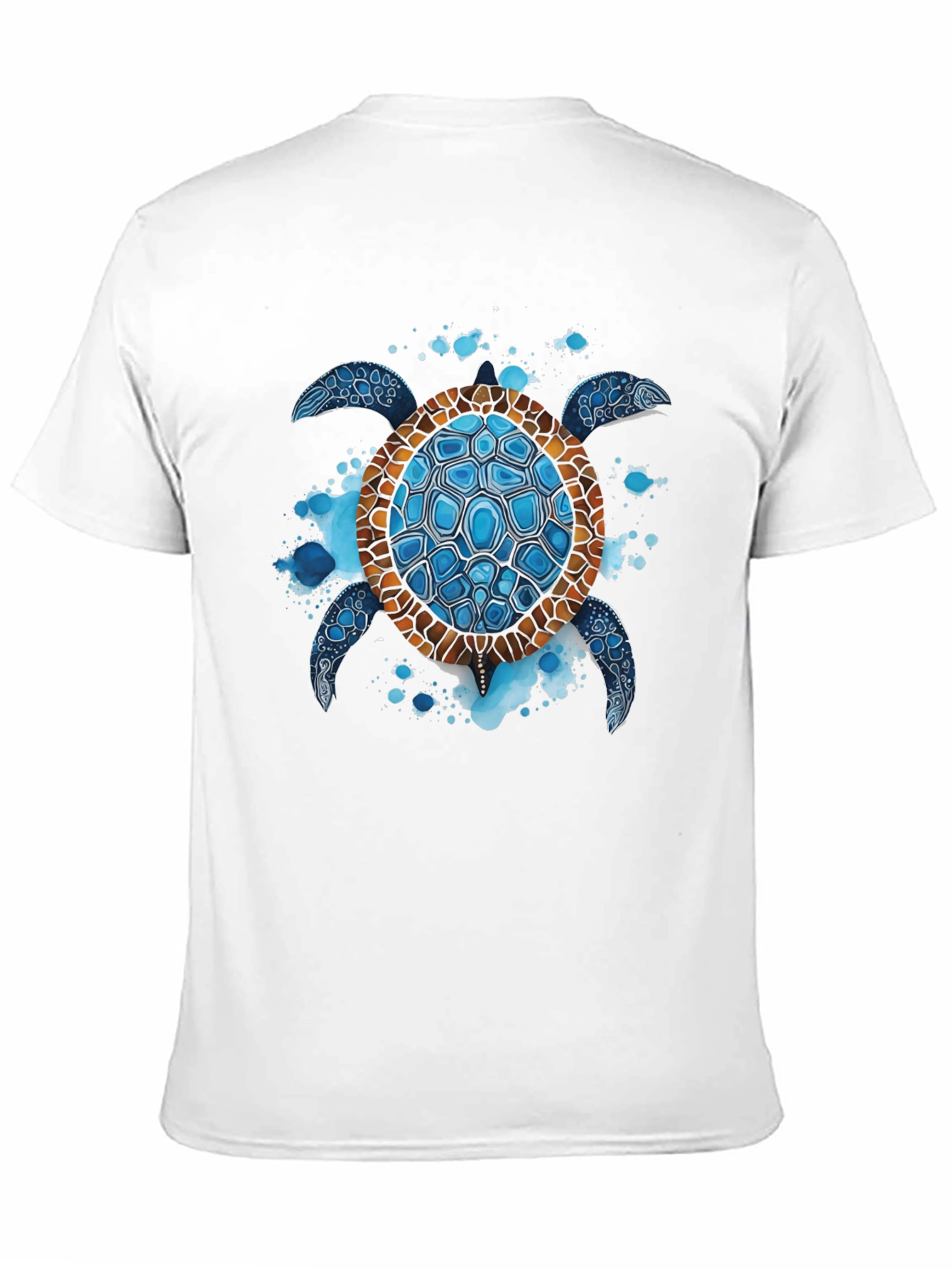 Black Sea Turtle Graphic T-Shirt - Unique Ocean Lover Tee view 11