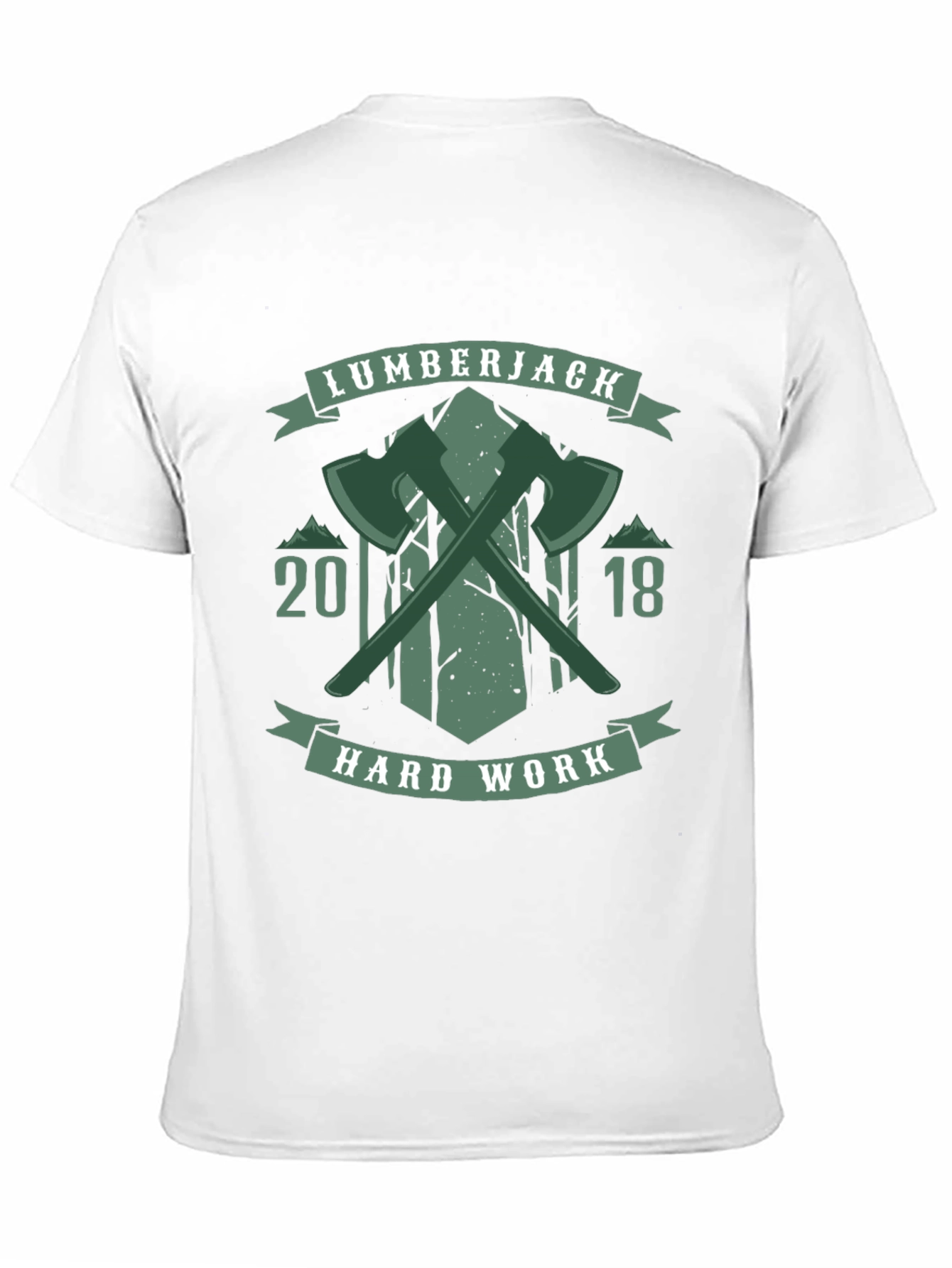 Black Lumberjack Hard Work 2018 Graphic T-Shirt view 11