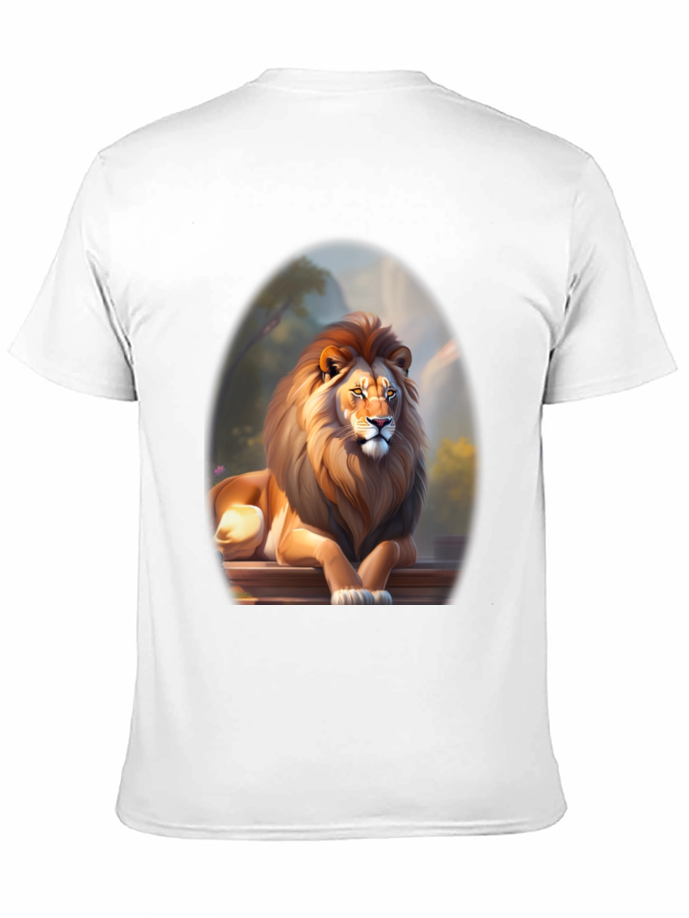 Black Lion Graphic Tee - Bold Black T-Shirt view 11