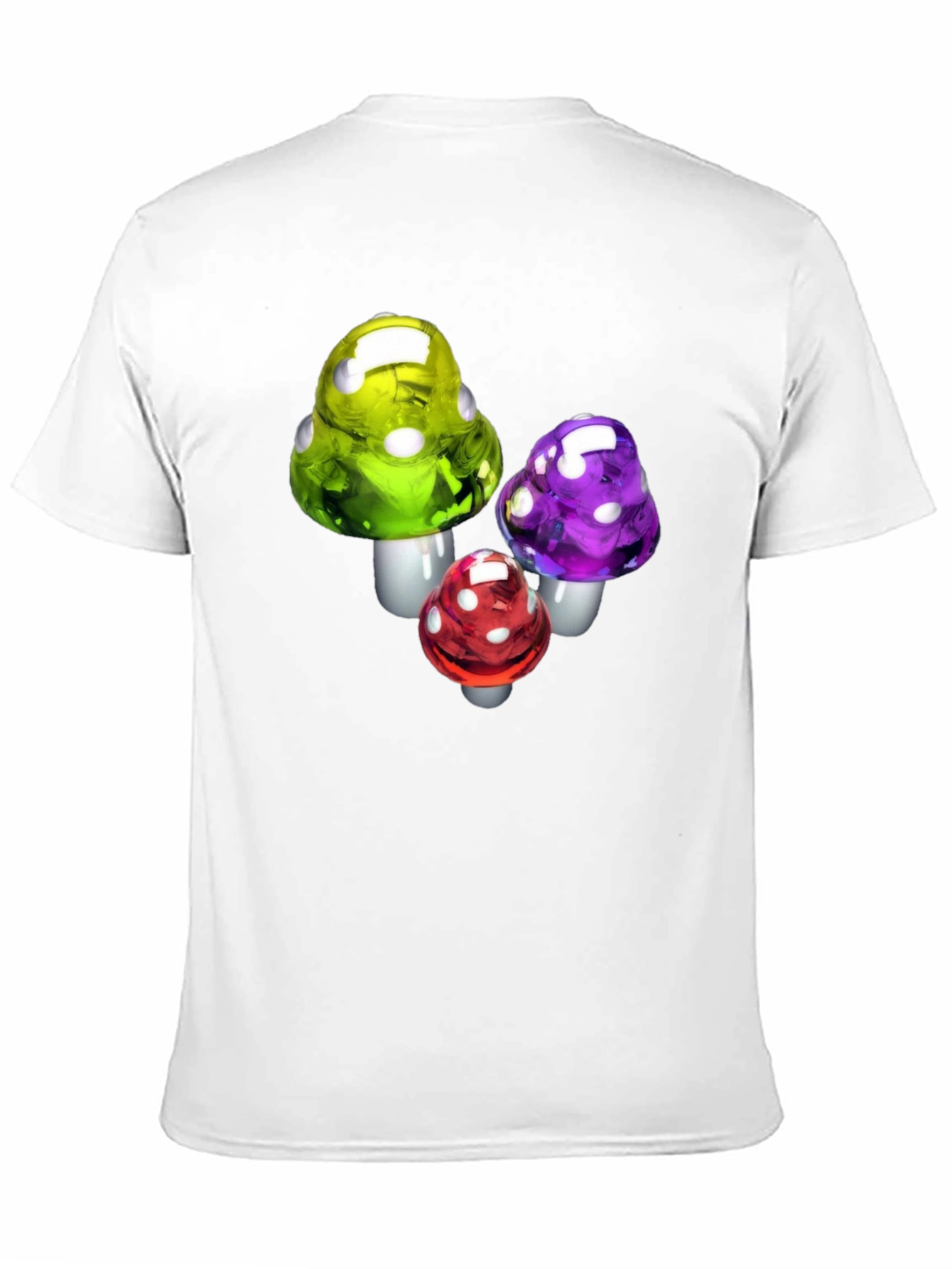 Black Mushroom T-Shirt - Funky Fungi Design view 11