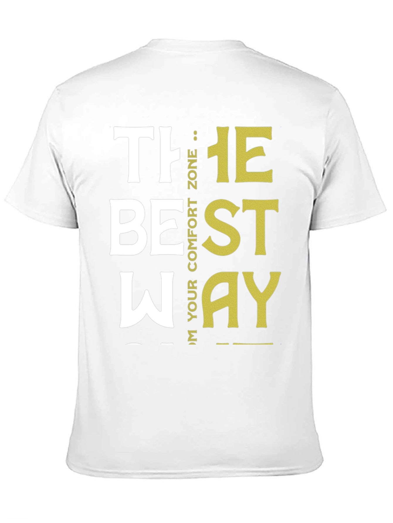 Black Motivational "The Best Way" Graphic Tee view 11