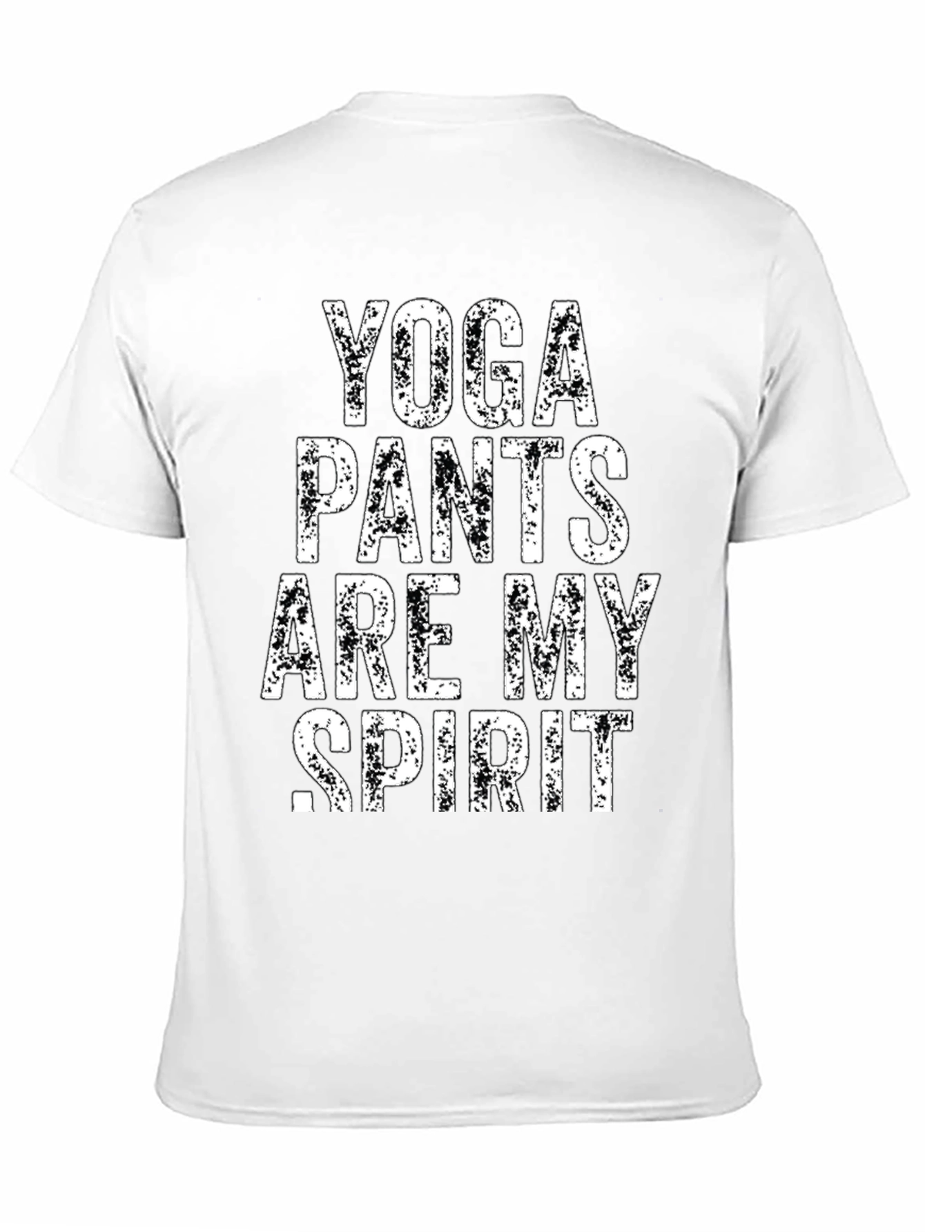 Black Yoga Pants are My Spirit Funny T-Shirt view 11