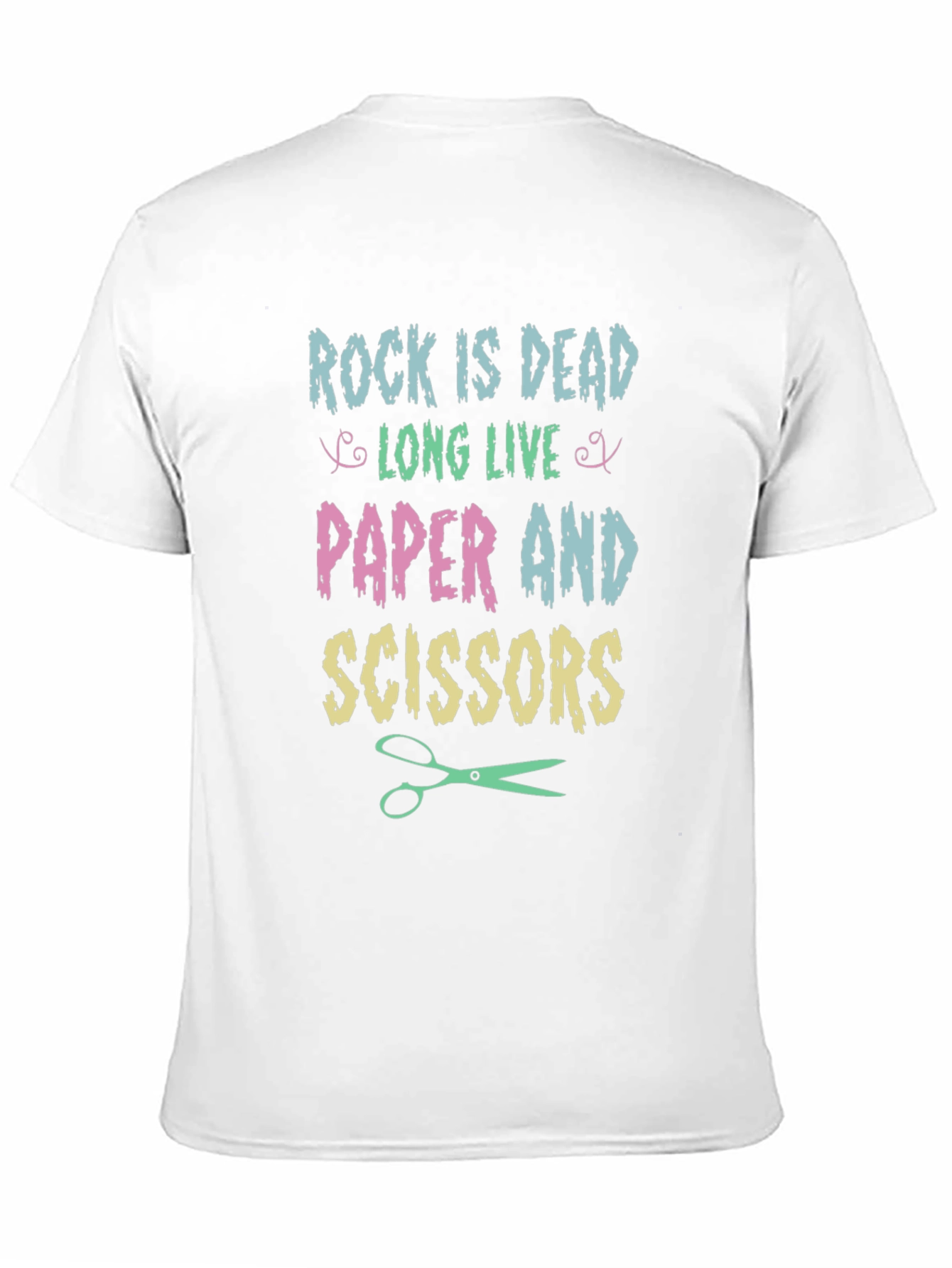 Black Rock is Dead T-Shirt - Paper Scissors Tee view 11