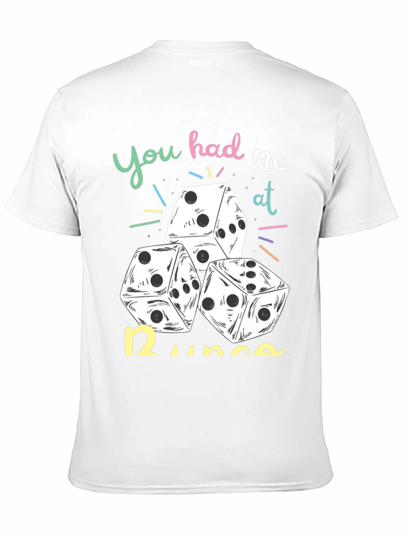 Black Dice Graphic Tee: You Had Me At Runs! view 11