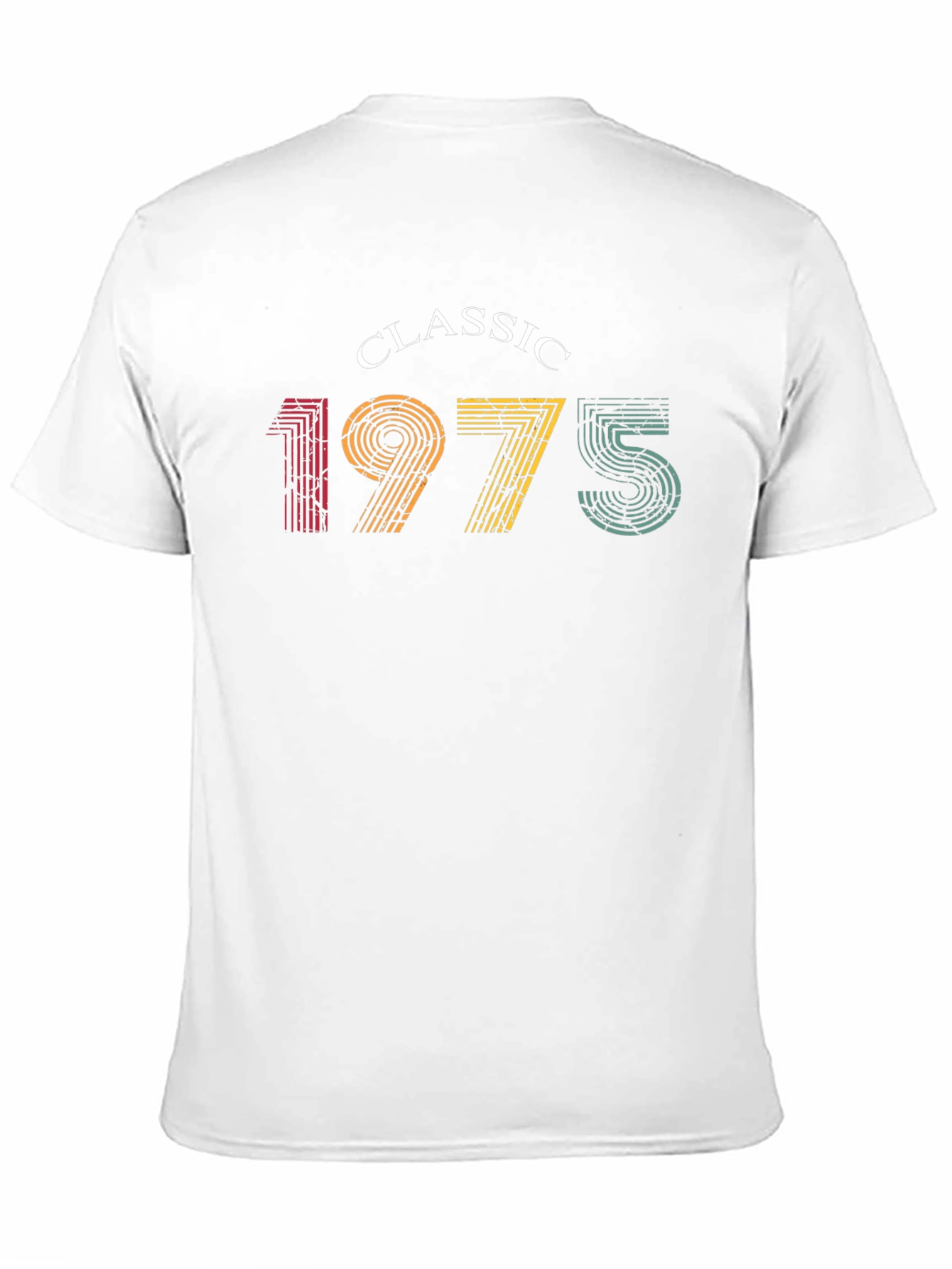 Black Classic 1975 Retro T-Shirt view 11