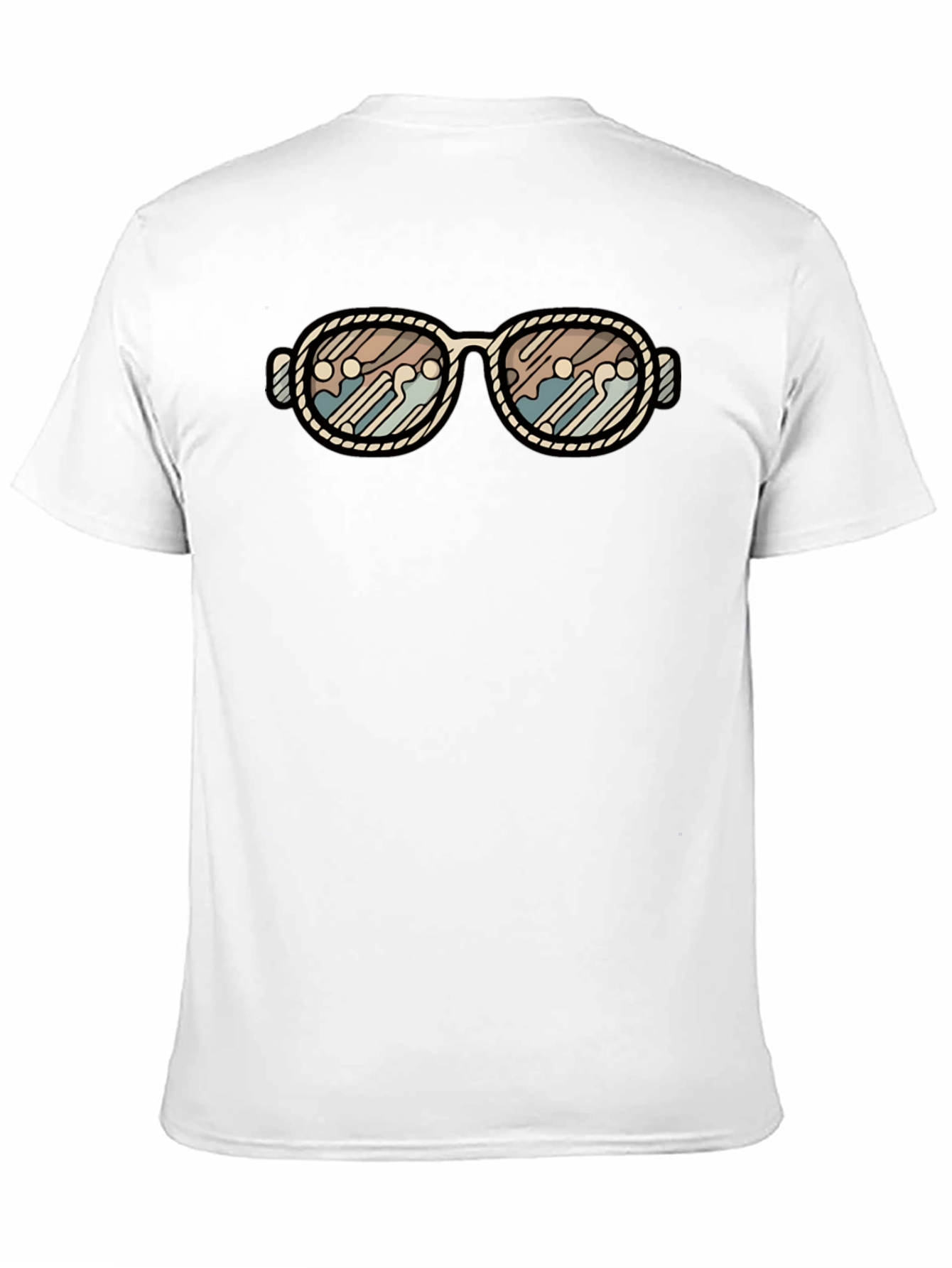 Black Retro Sunglasses Graphic T-Shirt - Cool Stylish Tee view 11