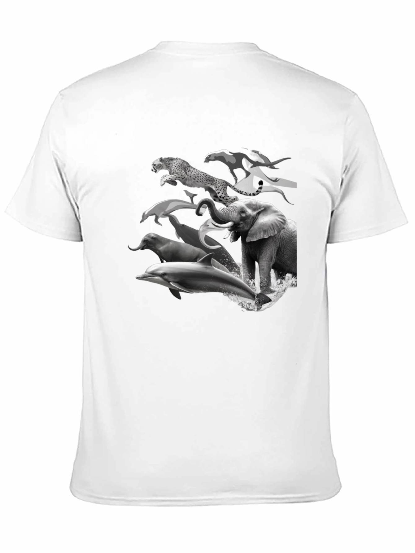 Black Animal Kingdom Black T-Shirt view 11