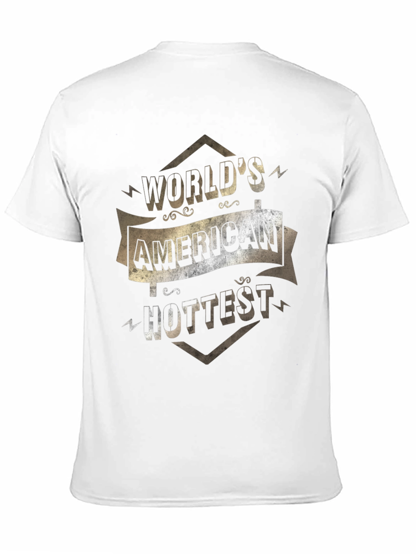 Black World's Hottest American T-Shirt view 11