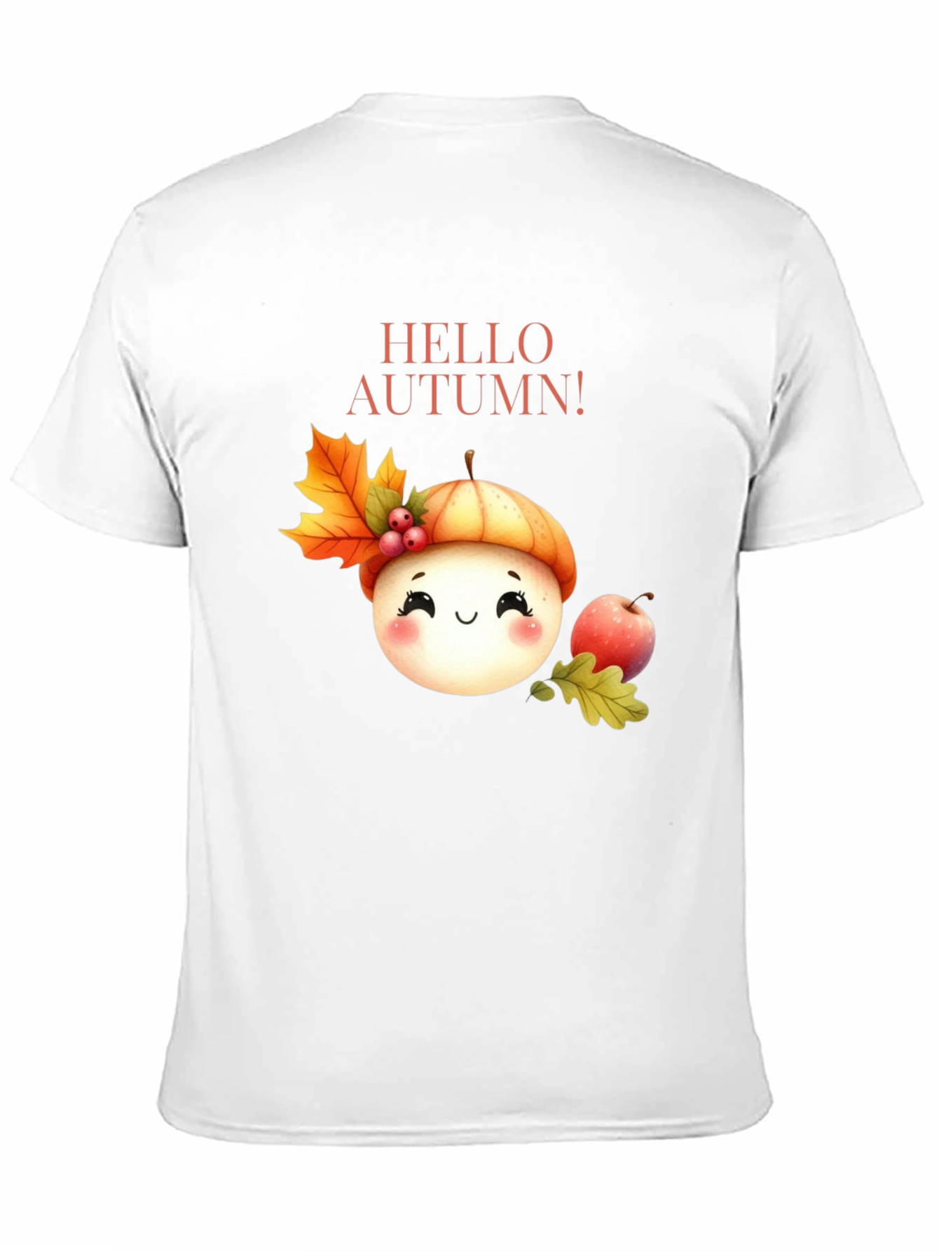 Black Hello Autumn Black T-Shirt view 11