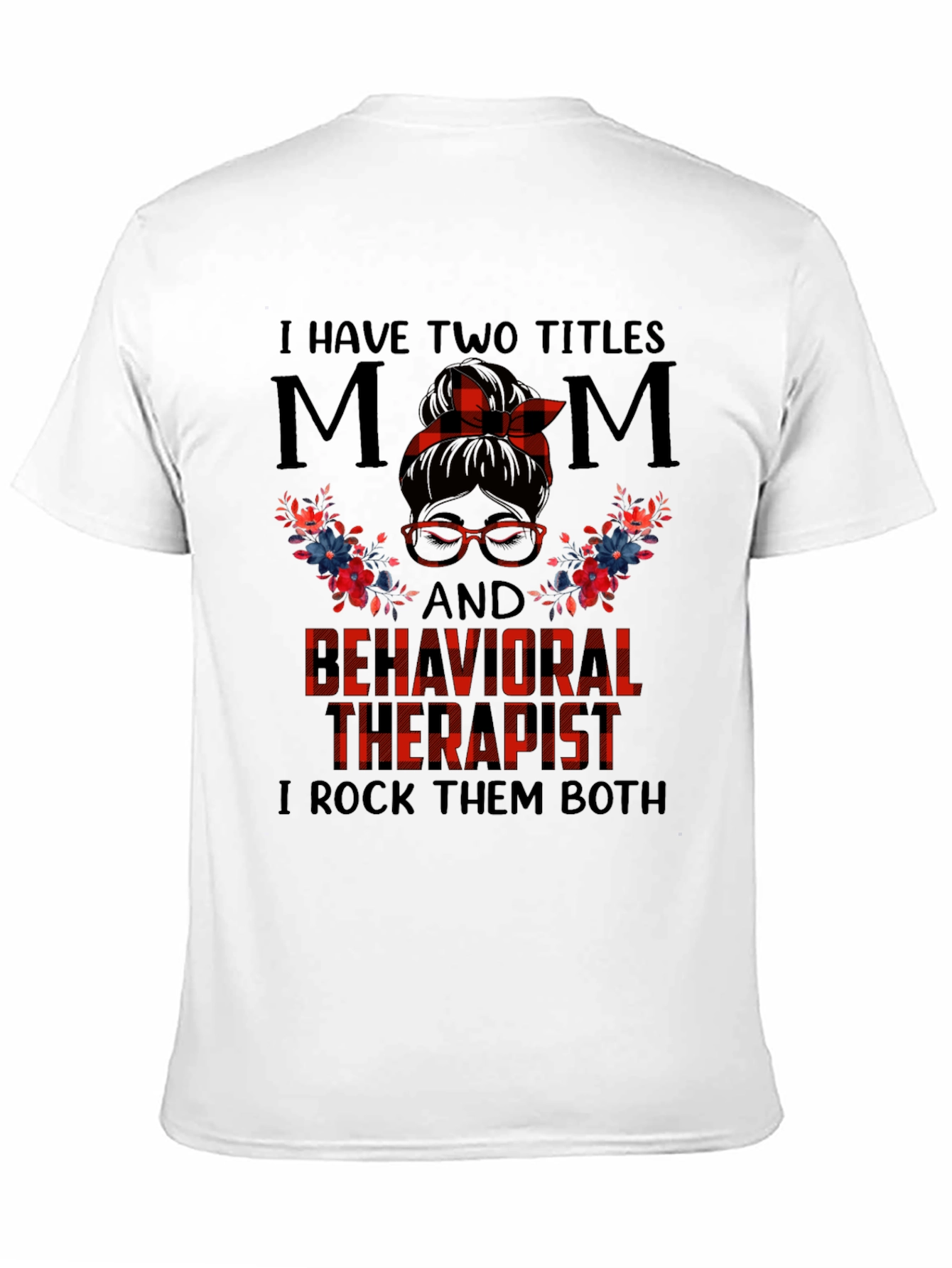 Black Mom and Therapist Graphic Tee view 11