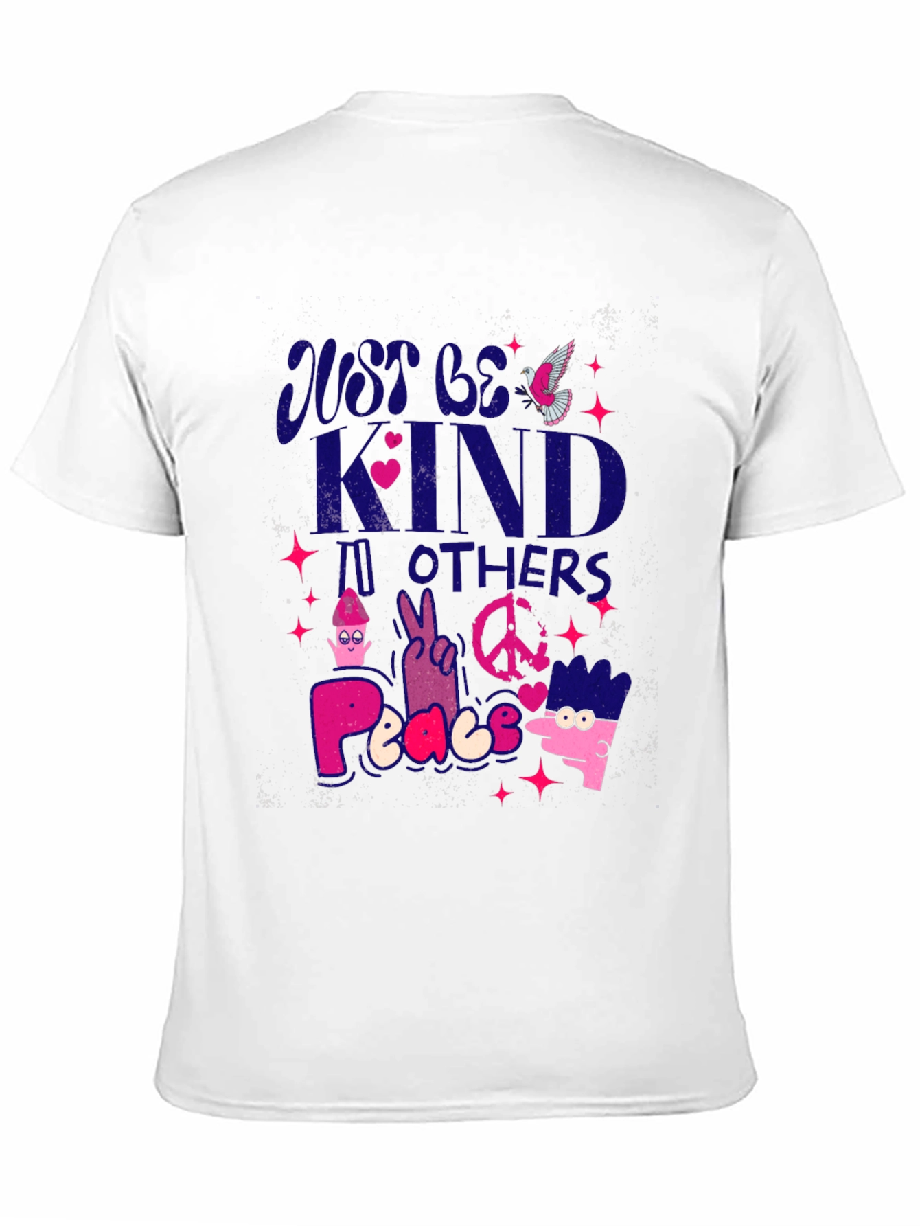Black Just Be Kind to Others Graphic Tee view 11