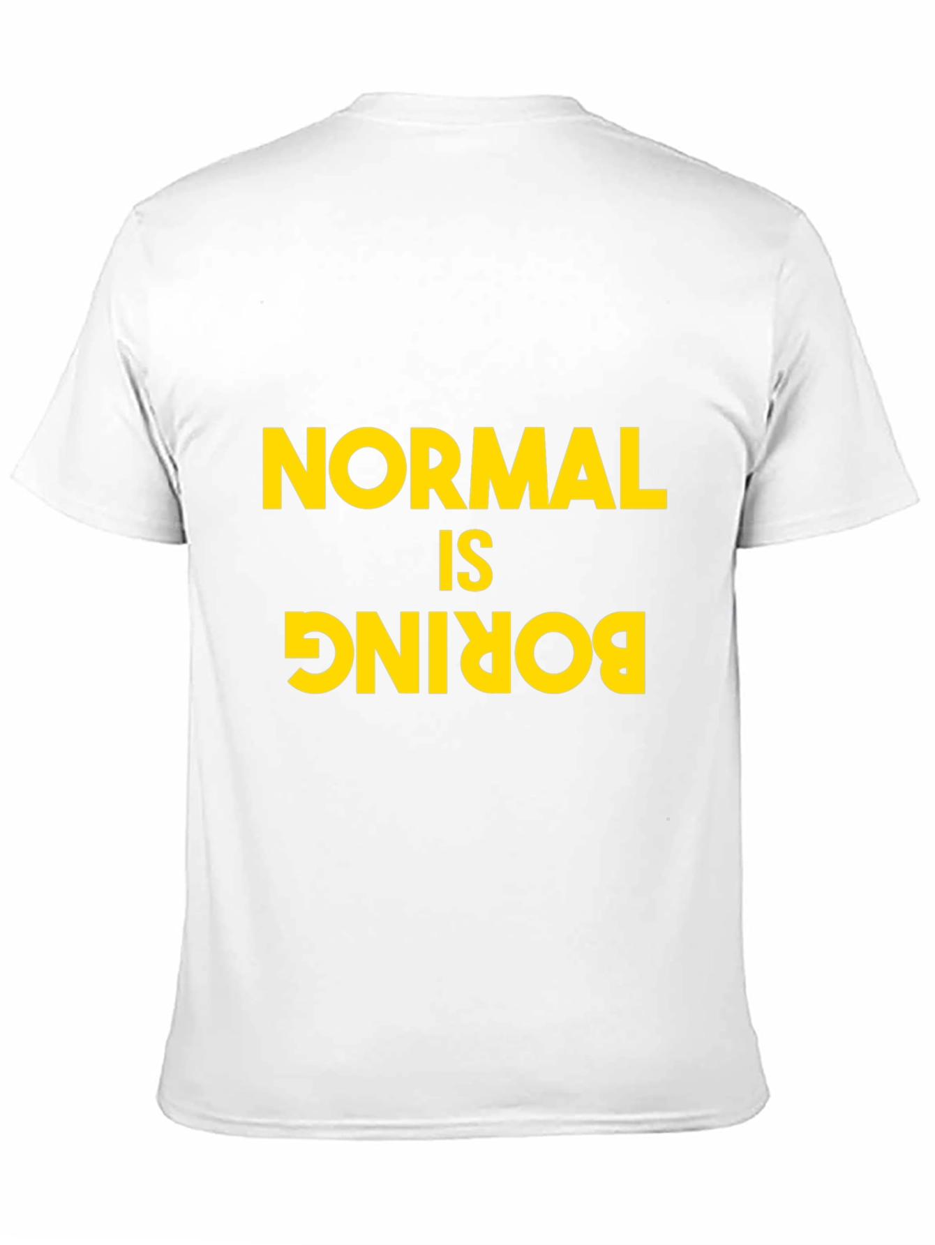 Black Normal is Boring Graphic Tee - Black view 11