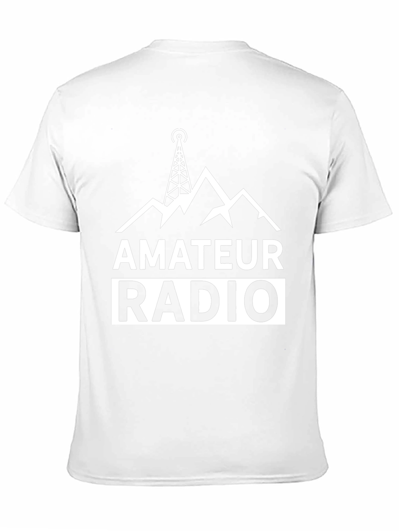 Black Amateur Radio T-Shirt - Ham Operator Design view 11