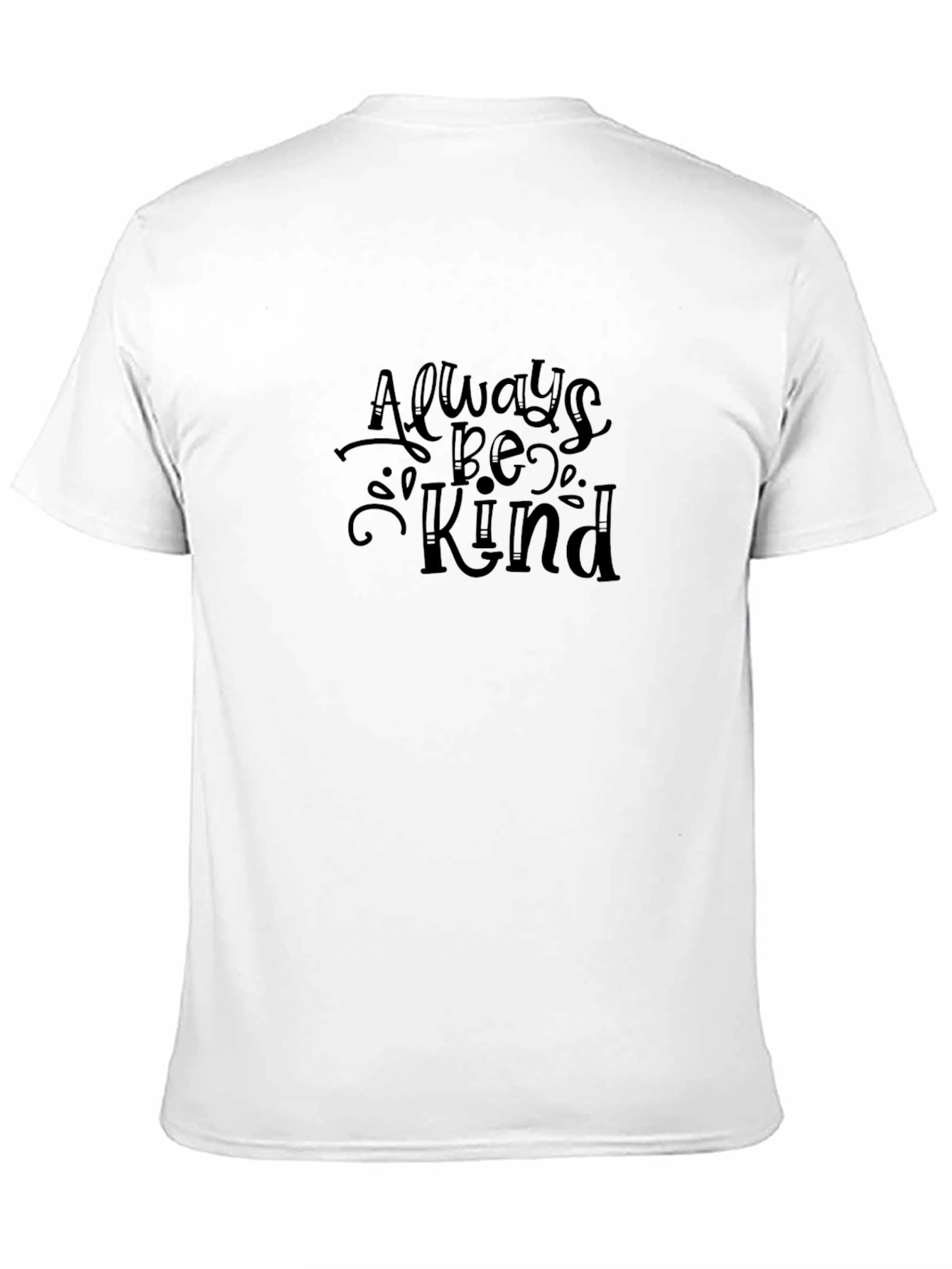Black Always Be Kind Black Graphic Tee view 11