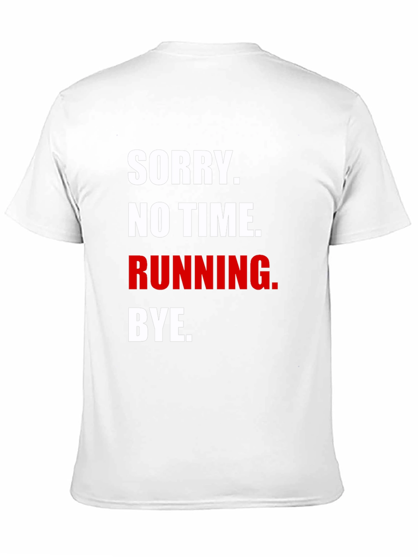 Black Running Excuse Graphic Tee view 11