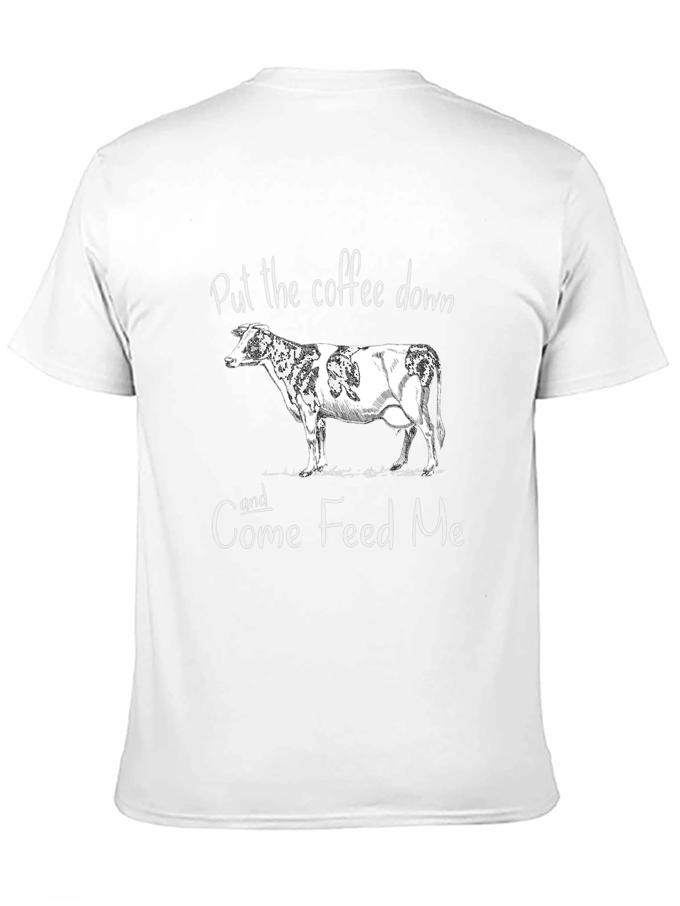 Black Cow T-Shirt - Put the Coffee Down view 11