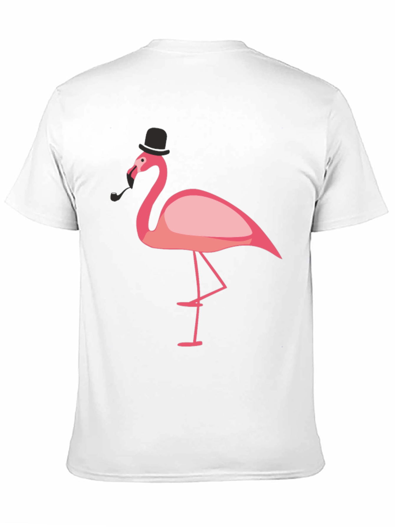 Black Stylish Flamingo Graphic Tee view 11