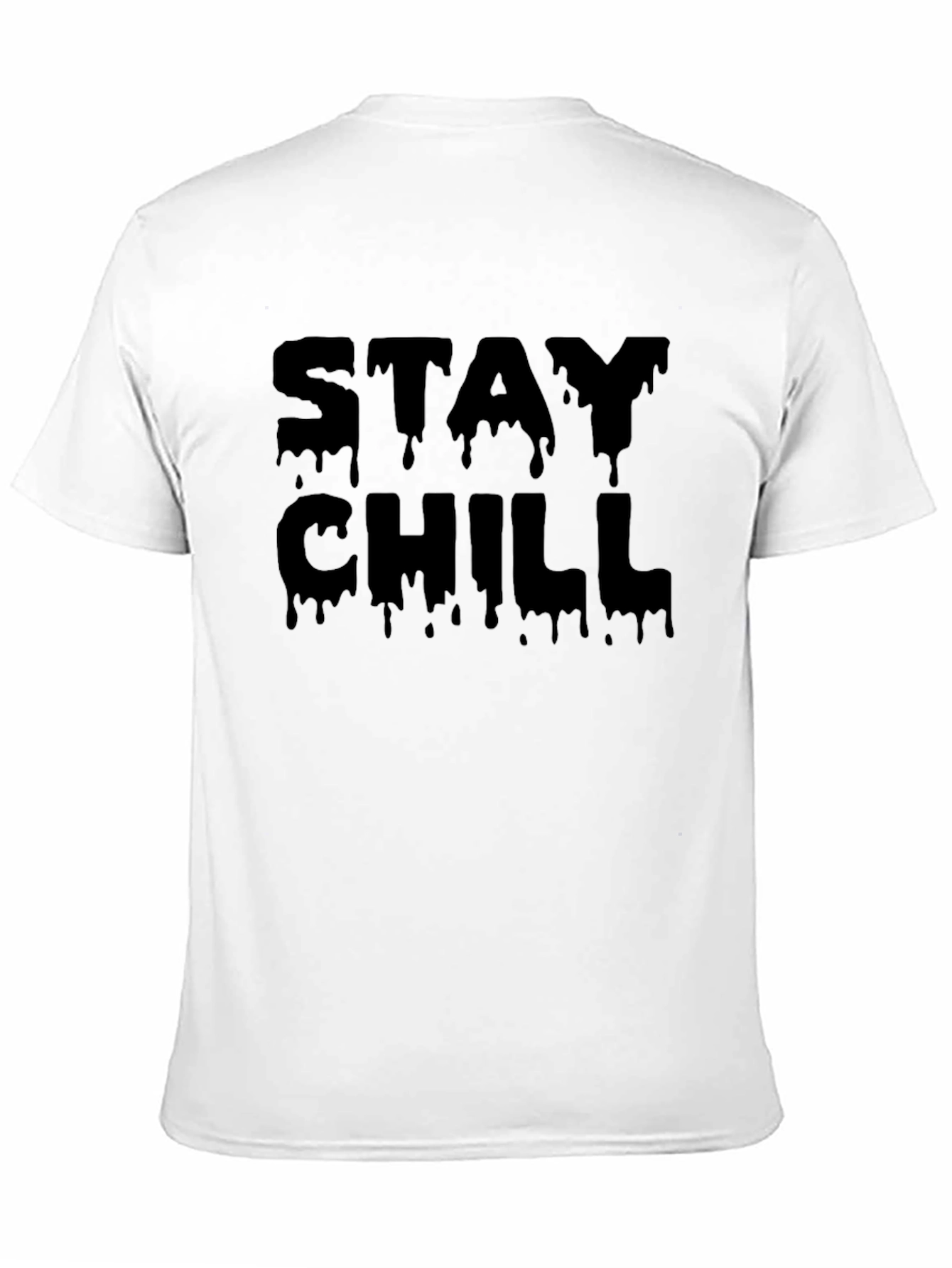 Black Stay Chill Graphic T-Shirt - Relaxed Fit view 11