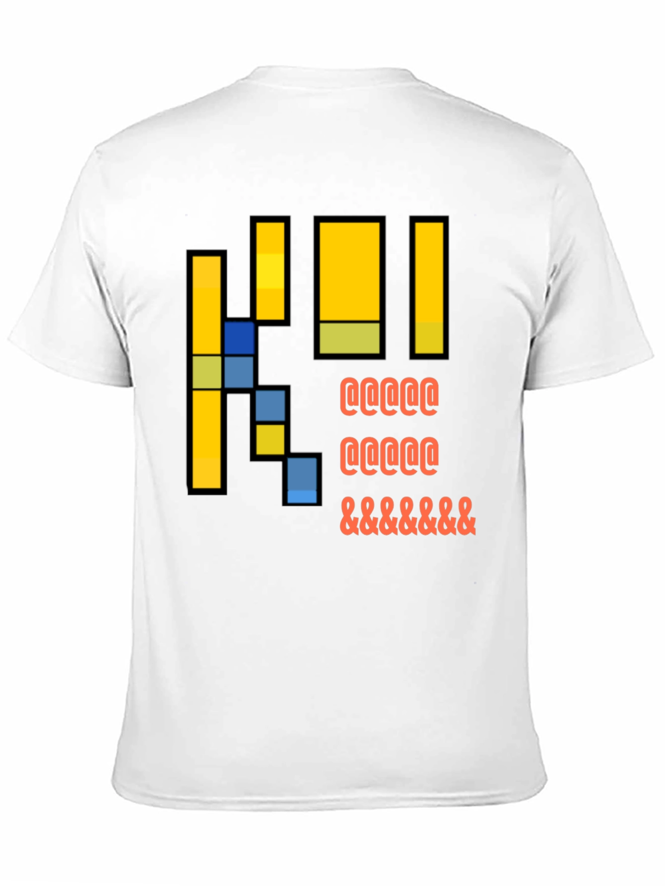 Black Pixel Art Graphic T-Shirt - Casual Black Tee view 11