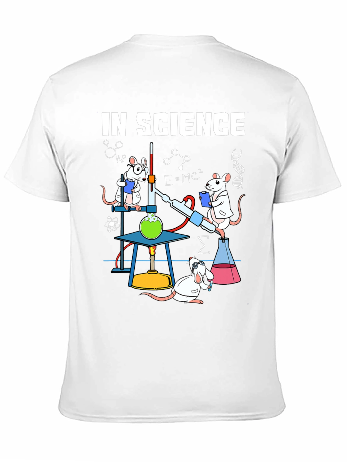 Black Science Rat T-Shirt - Black Cotton Blend Tee view 11