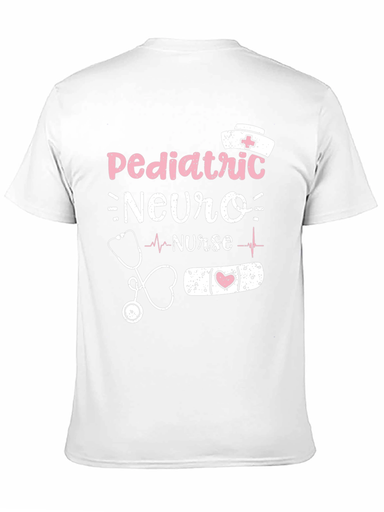 Black Pediatric Neuro Nurse T-Shirt - Medical Apparel view 11