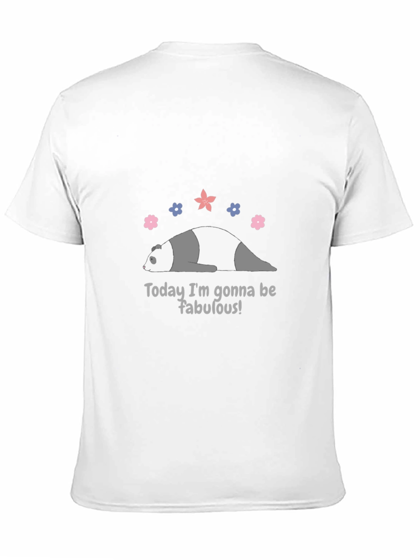 Black Funny Panda Fabulous Graphic Tee view 11