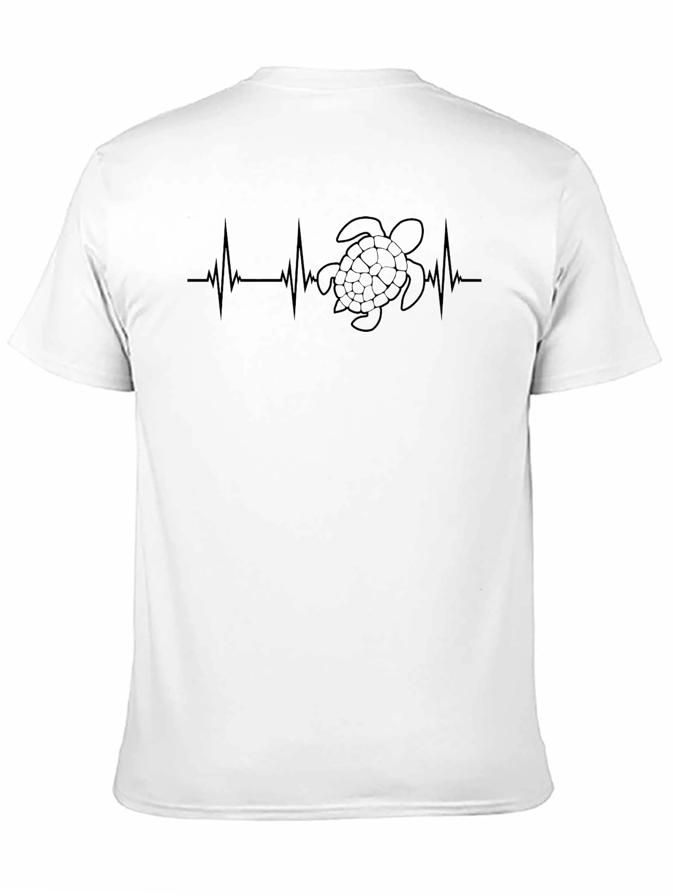 Black Turtle Heartbeat T-Shirt view 11