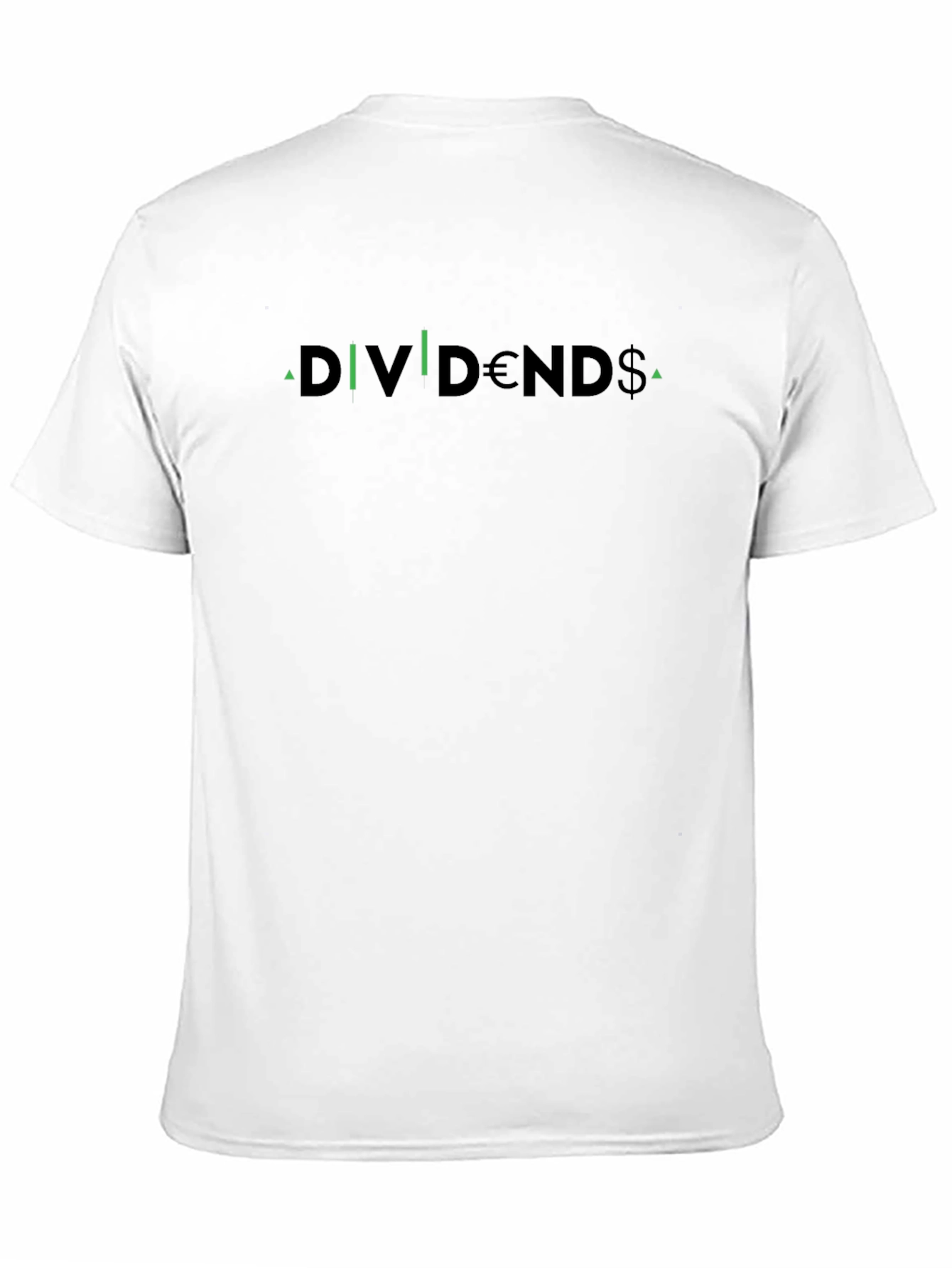 Black Dividends Graphic Tee - Investor's Black T-Shirt view 11