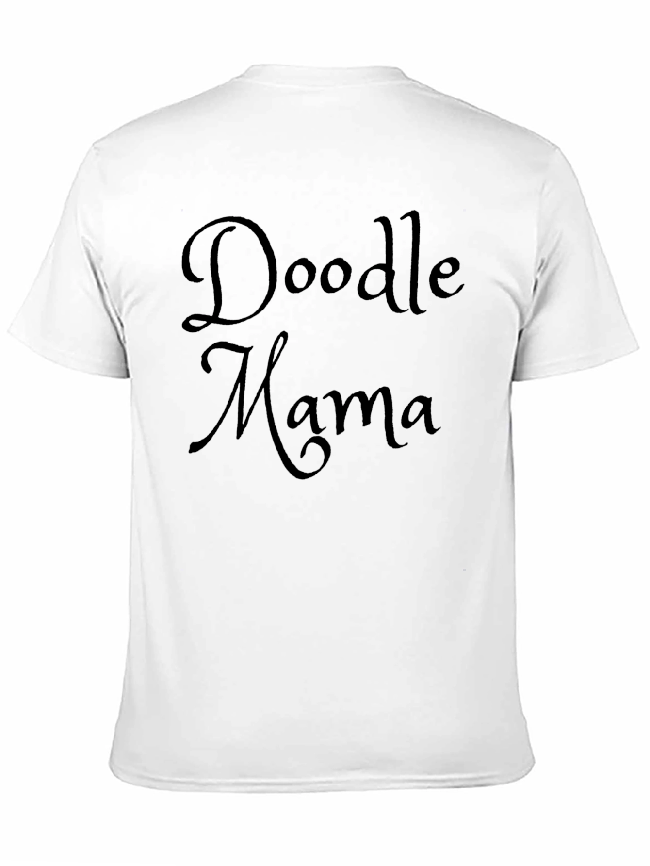 Black Doodle Mama Black Graphic T-Shirt view 11