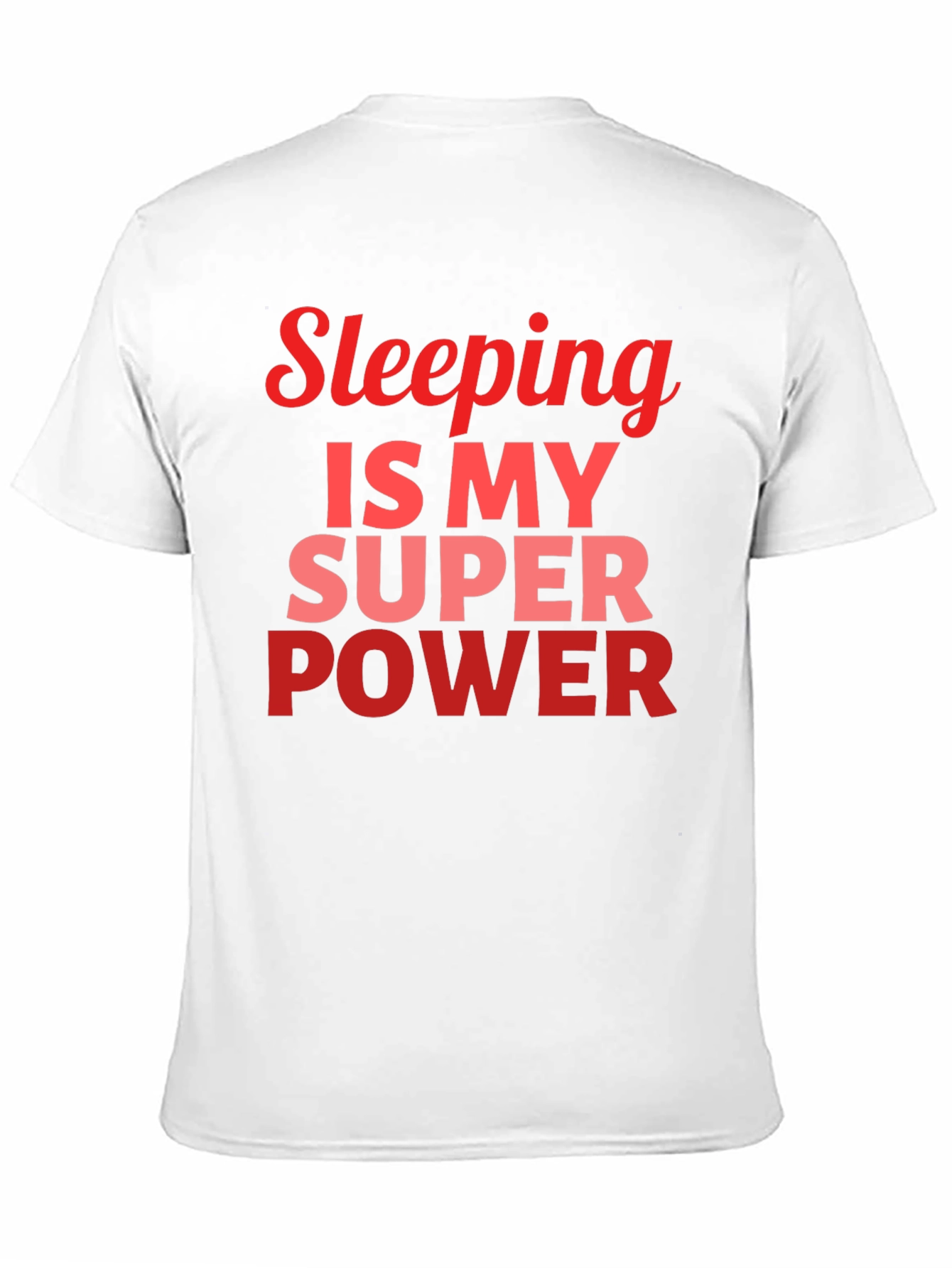 Black Sleeping Is My Superpower Graphic T-Shirt - Men's view 11