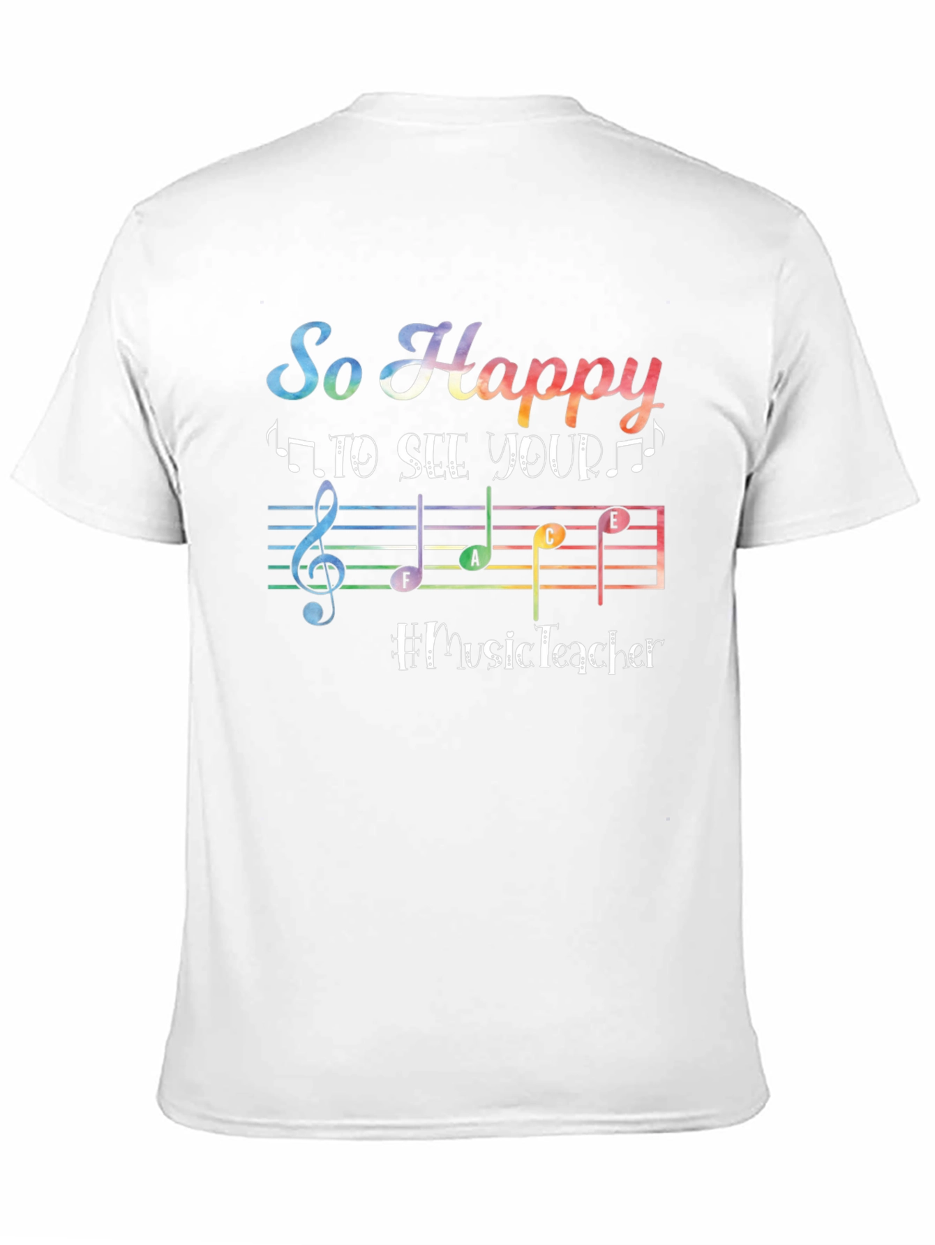 Black So Happy to See Your Music Teacher T-Shirt view 11
