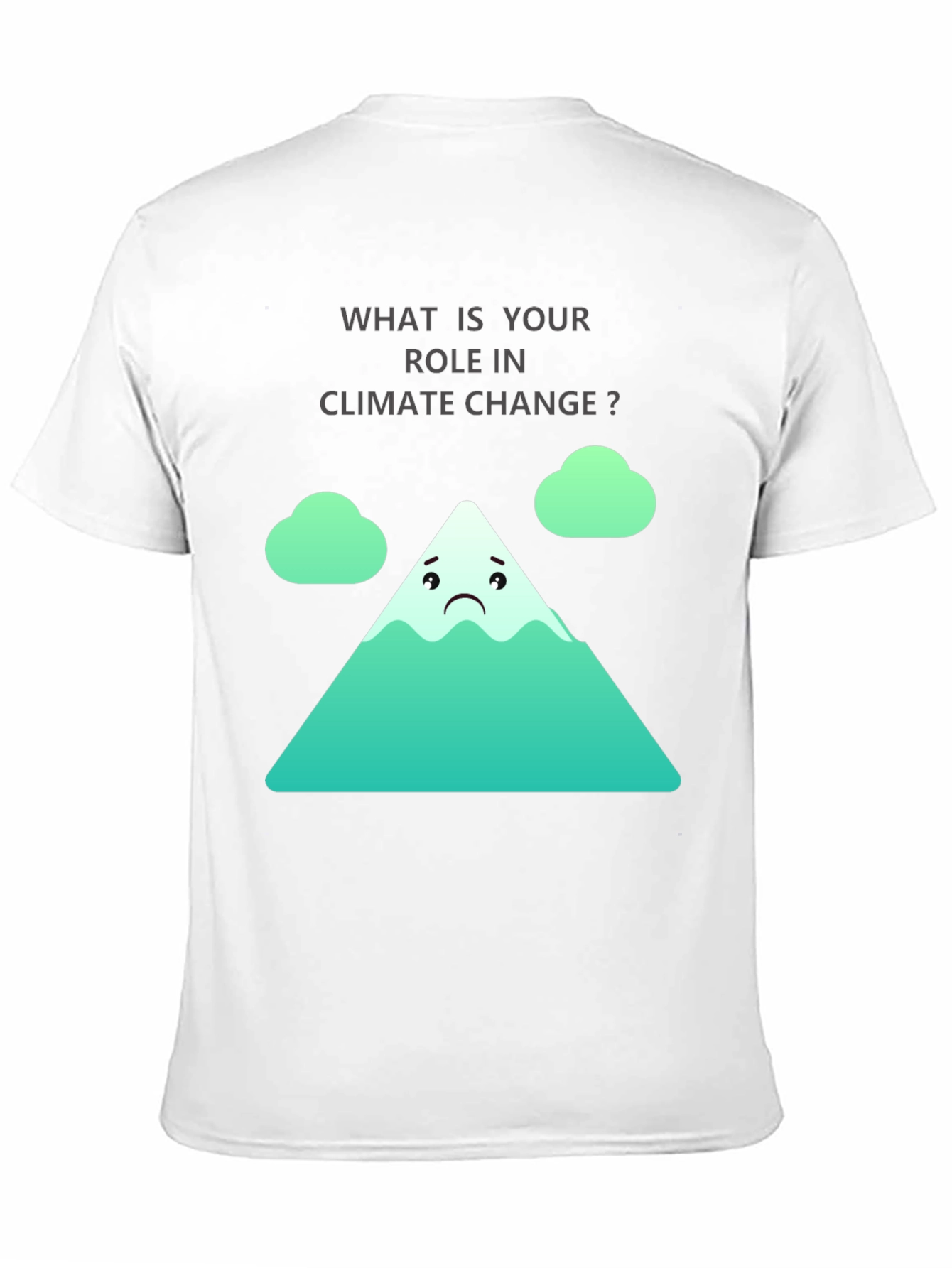 Black Climate Change Role T-Shirt view 11