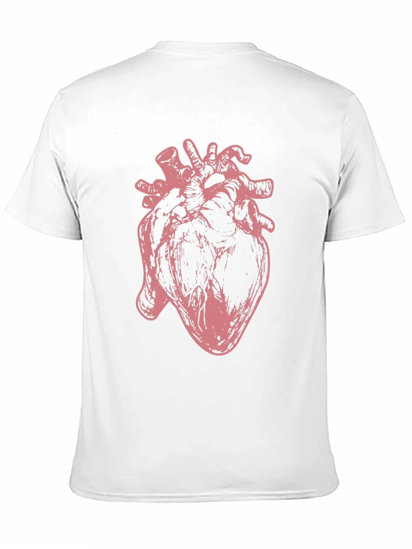 Black Anatomical Heart Graphic Tee - Unique Design view 11