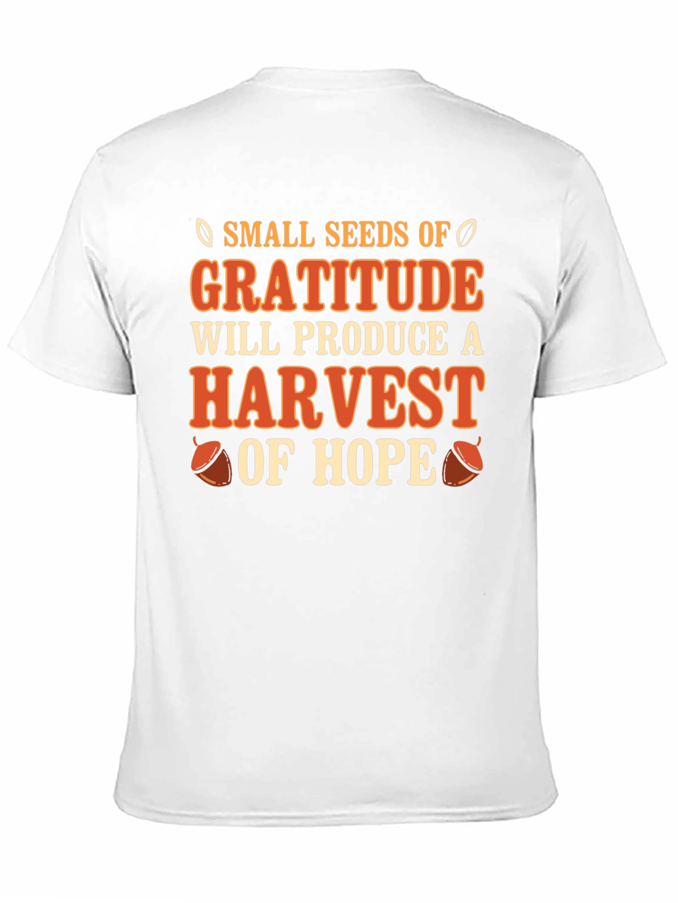 Black Gratitude Harvest T-Shirt - Inspirational Graphic Tee view 11