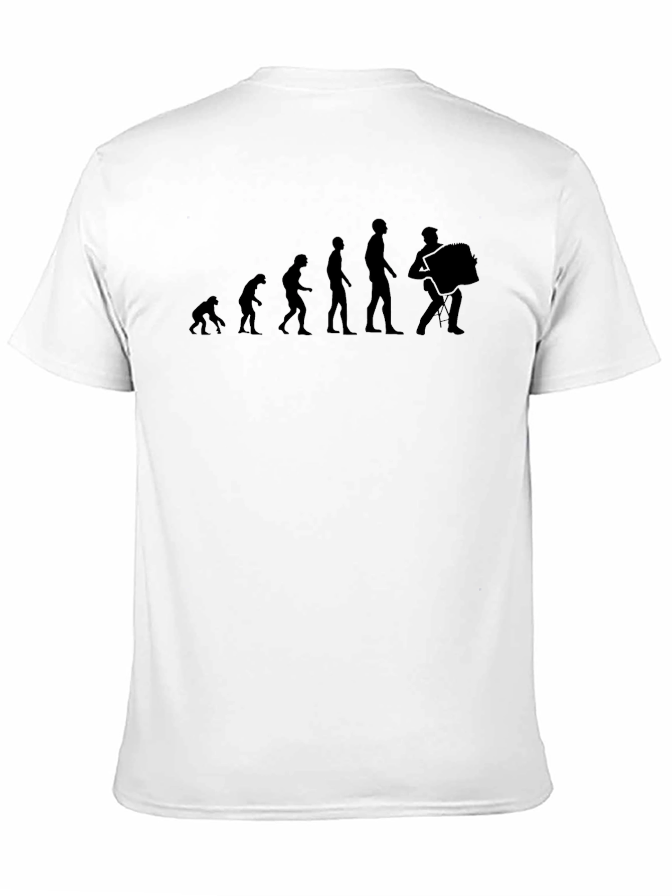 Black Accordion Evolution T-Shirt - Black view 11