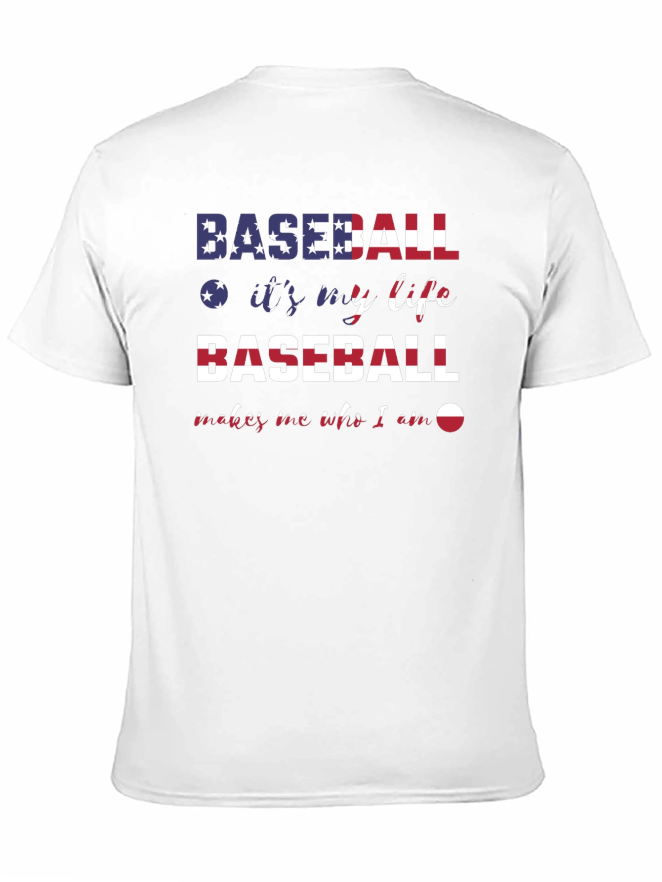 Black Baseball It's My Life T-Shirt view 11