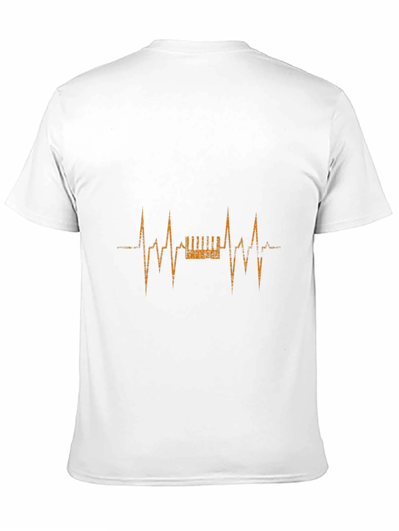 Black Piano Heartbeat Graphic T-Shirt - Music Lover Tee view 11