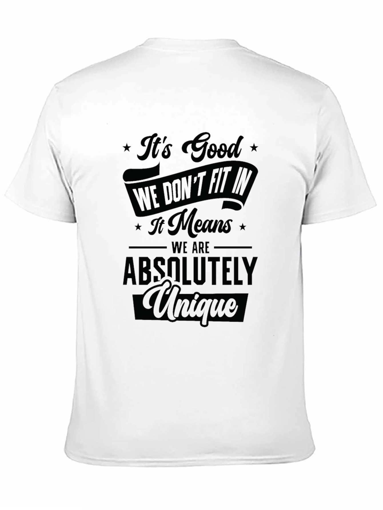 Black Unique Statement Black Graphic T-Shirt view 11