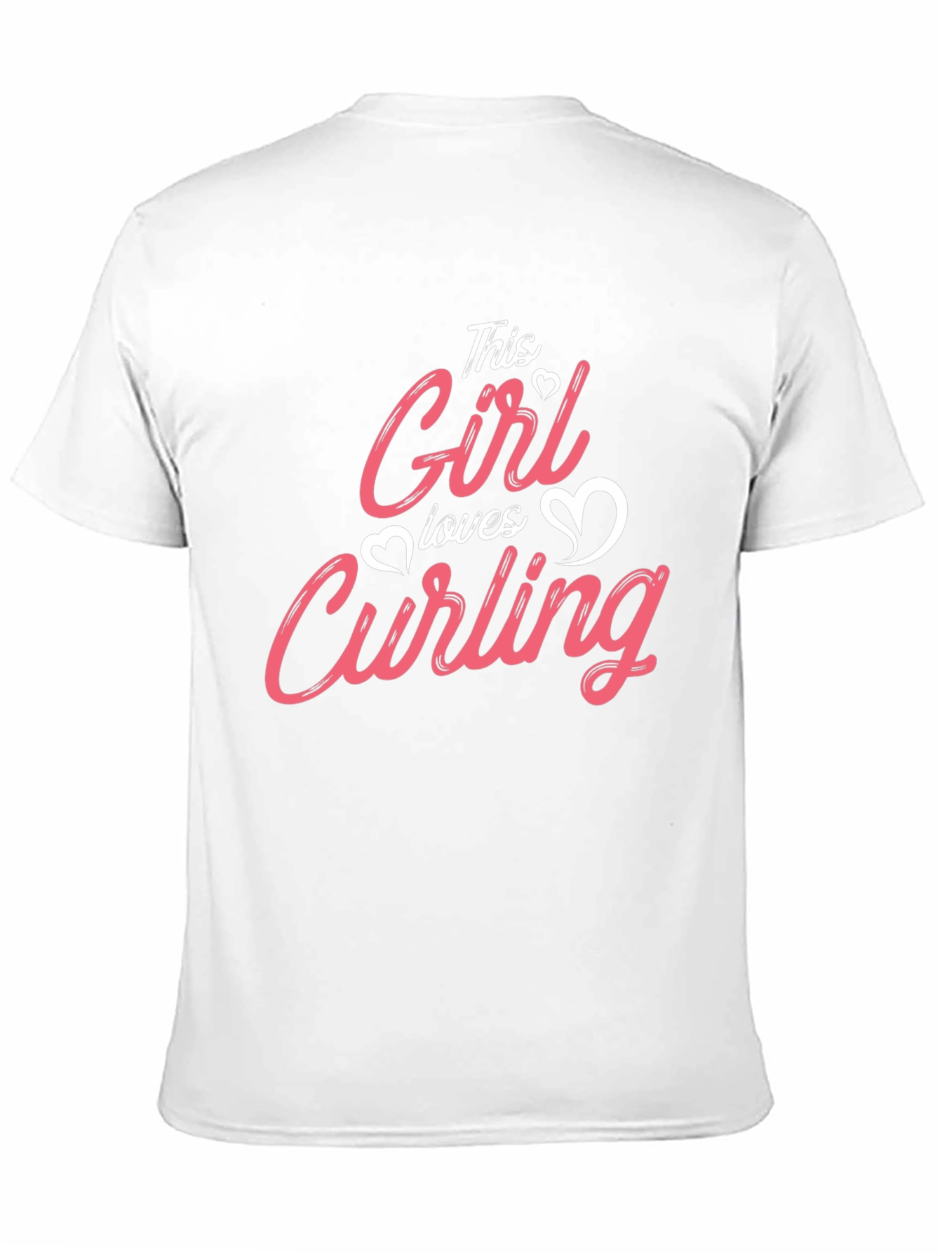 Black This Girl Loves Curling T-Shirt Black view 11