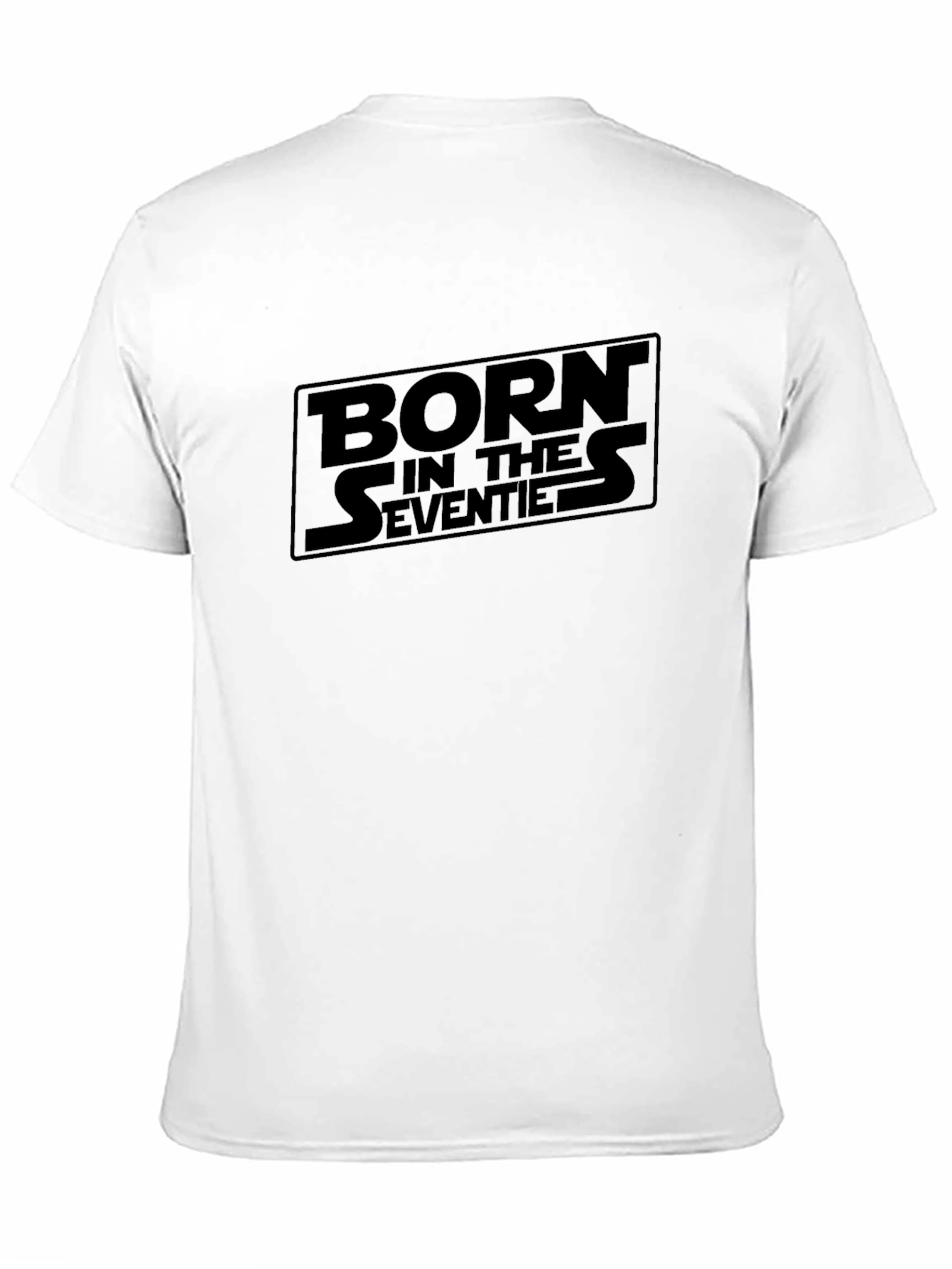 Born in the Seventies Black Graphic Tee - 11