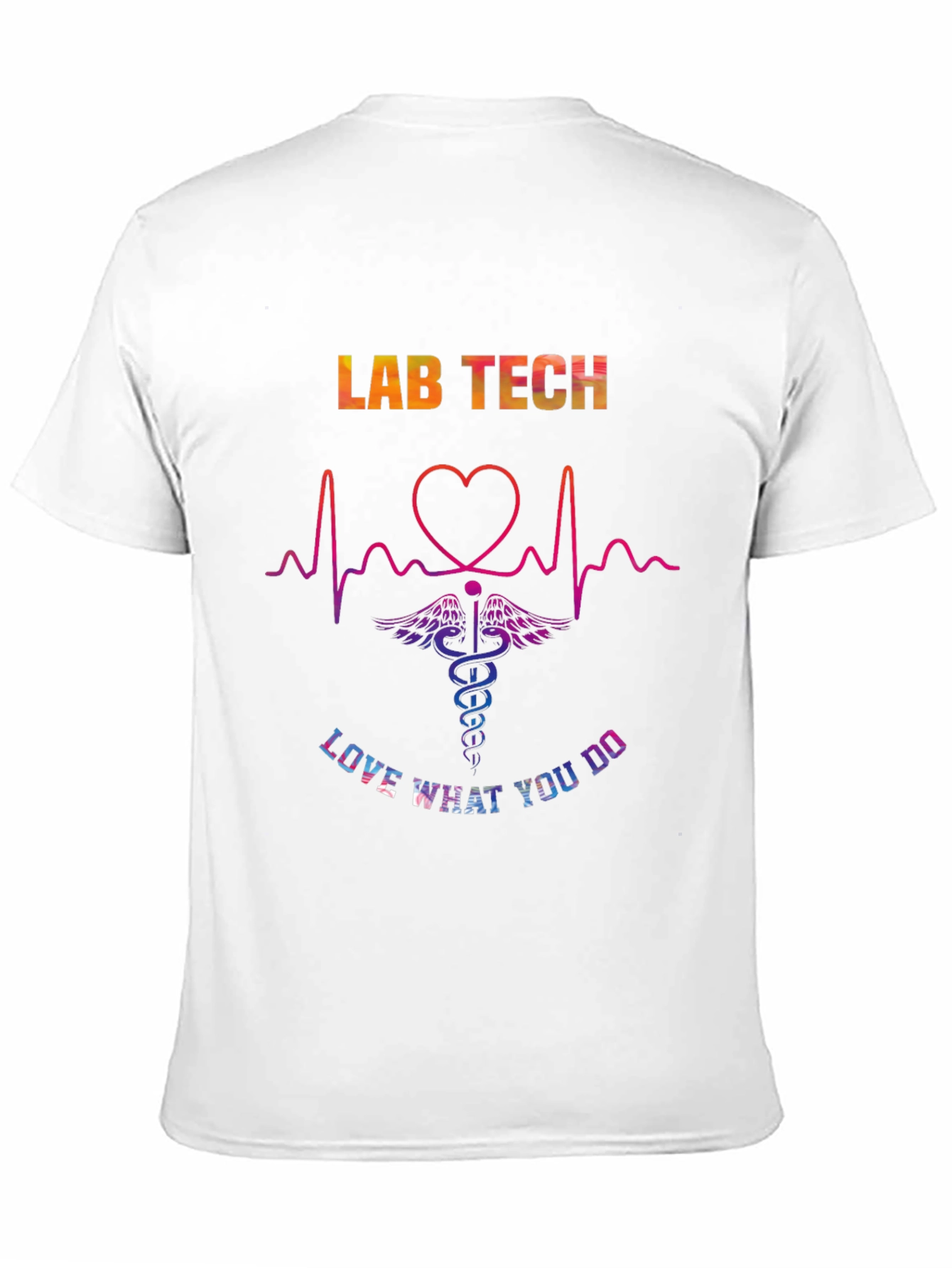 Black Lab Tech Love What You Do Graphic T-Shirt view 11