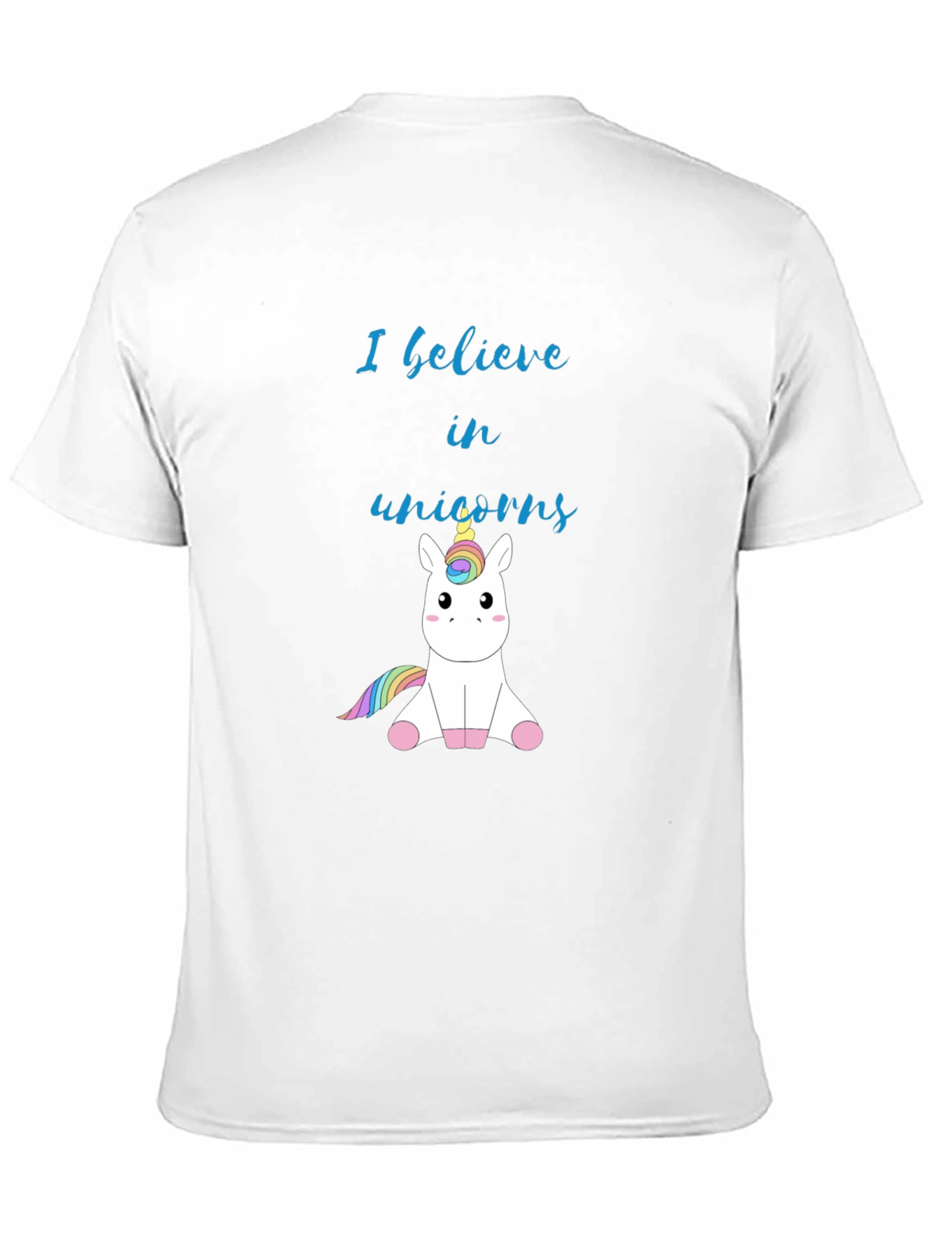 Black Unicorn Believer Black T-Shirt view 11