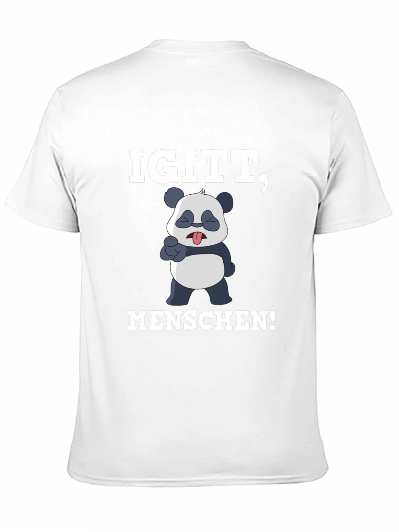 Black Igiitt, Menschen! Panda Graphic T-Shirt view 11