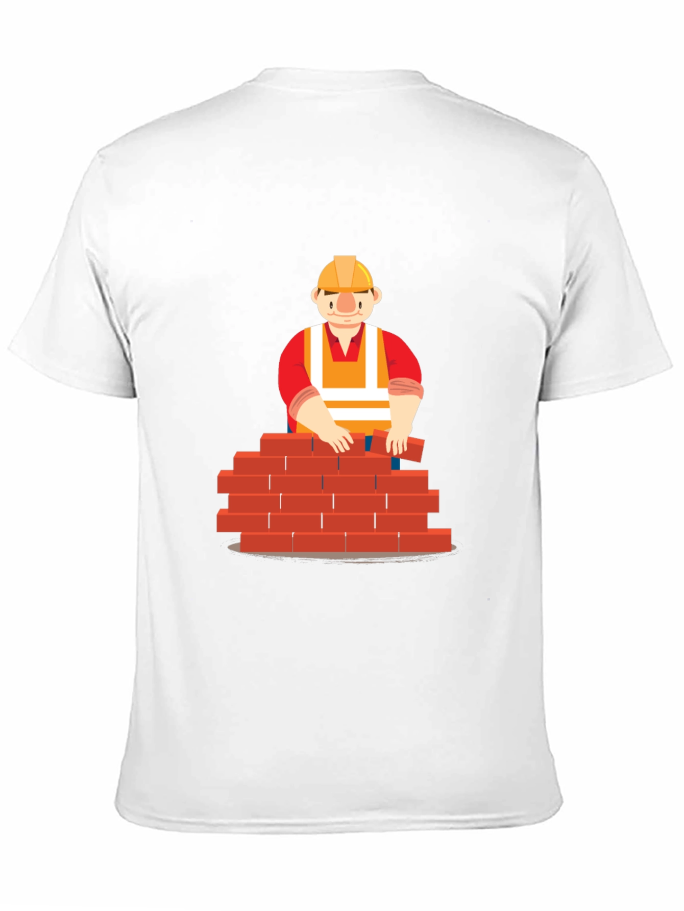 Black Bricklayer Graphic T-Shirt - Construction Worker Tee view 11
