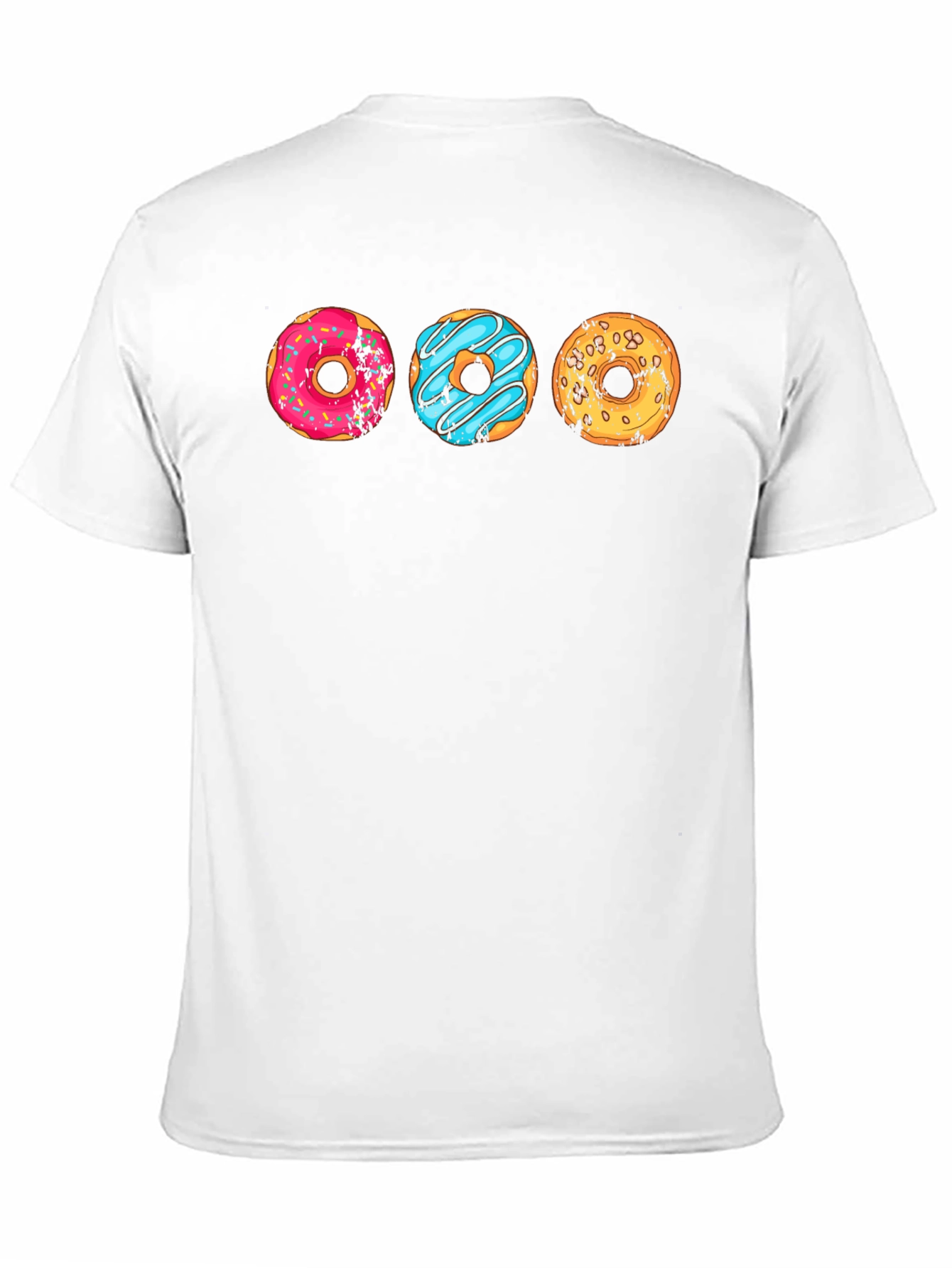 Black Donut Graphic T-Shirt - Unique Foodie Tee view 11