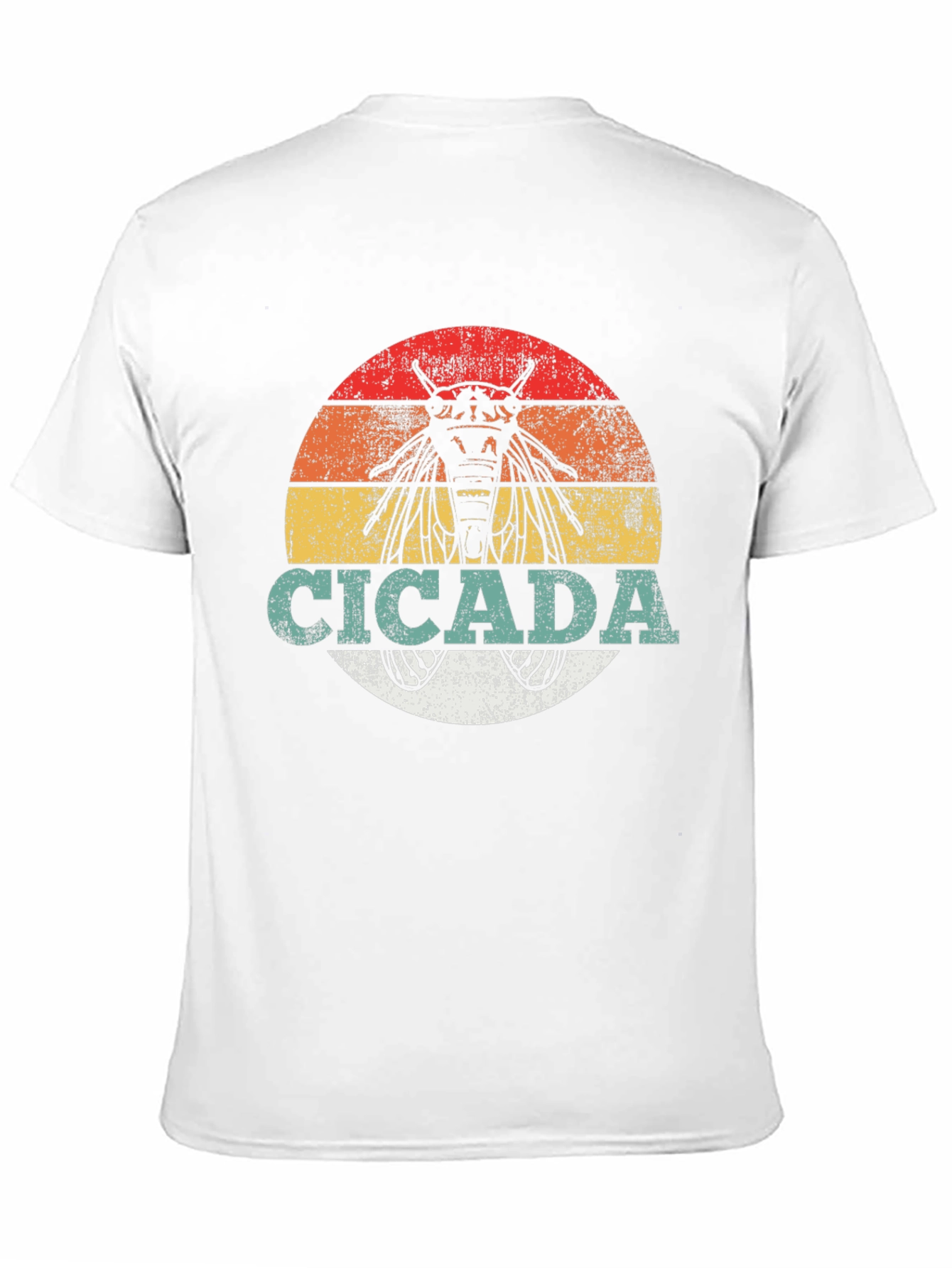 Cicada Insect Graphic T-Shirt - Retro Style - 11