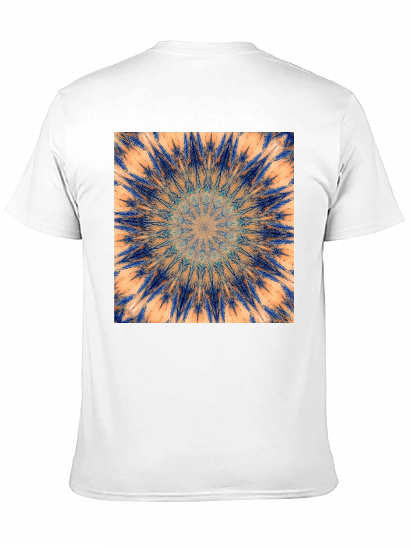 Black Tie-Dye Kaleidoscope Graphic Tee view 11