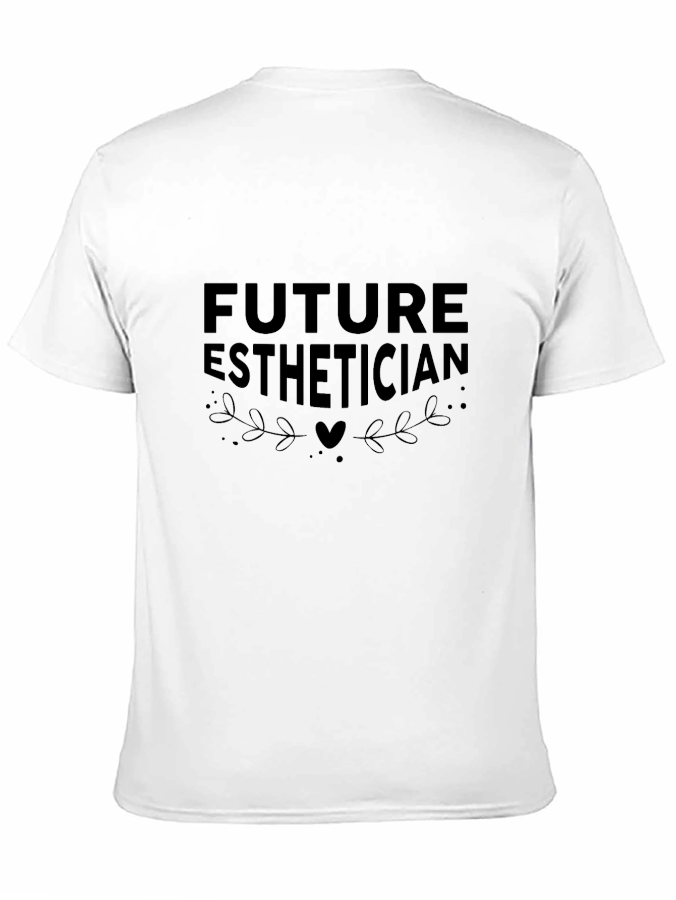 Black Future Esthetician Black Graphic T-Shirt view 11